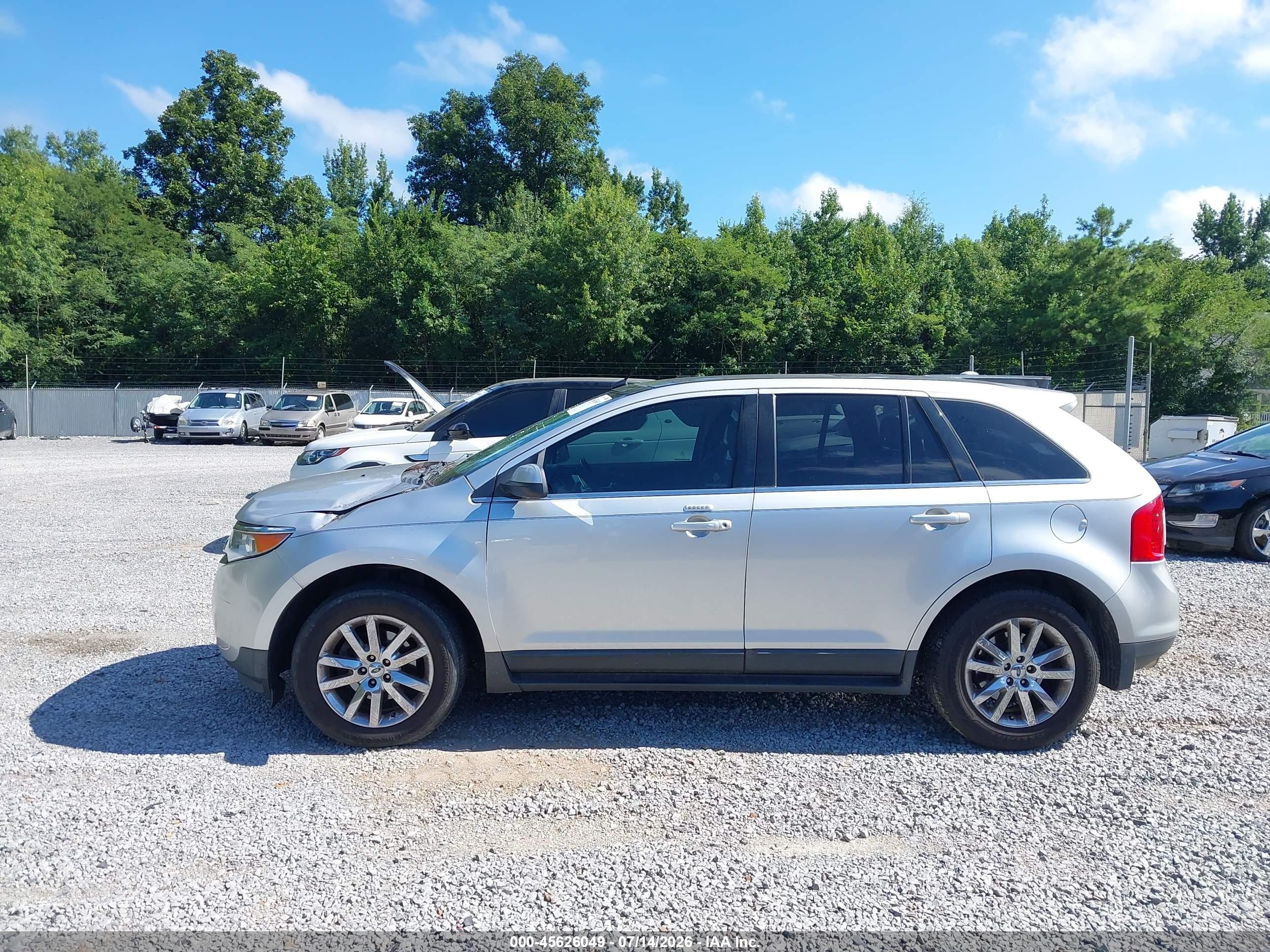 2012 Ford Edge Limited Silver vin: 2FMDK3K93CBA35851