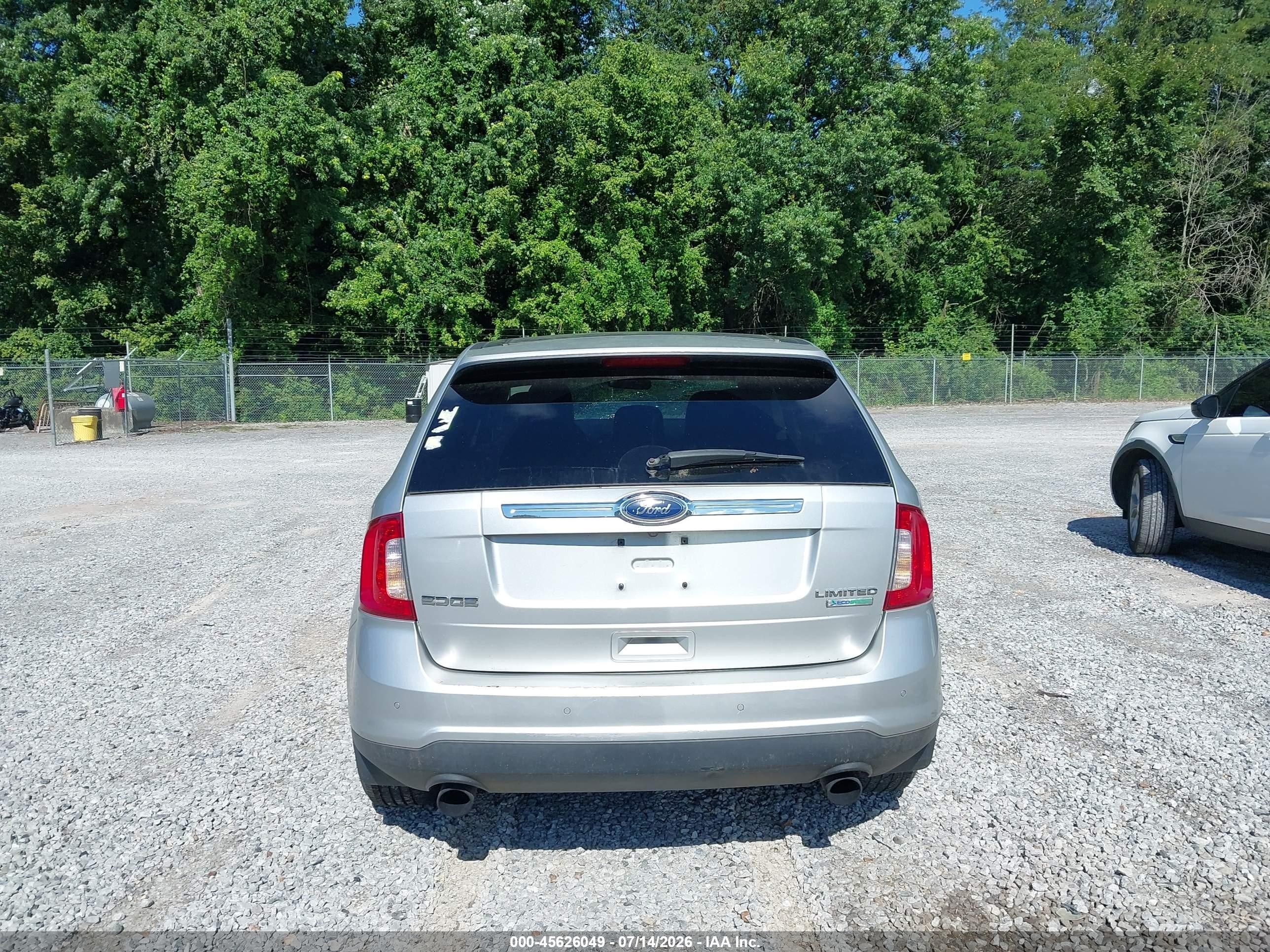 2012 Ford Edge Limited Silver vin: 2FMDK3K93CBA35851