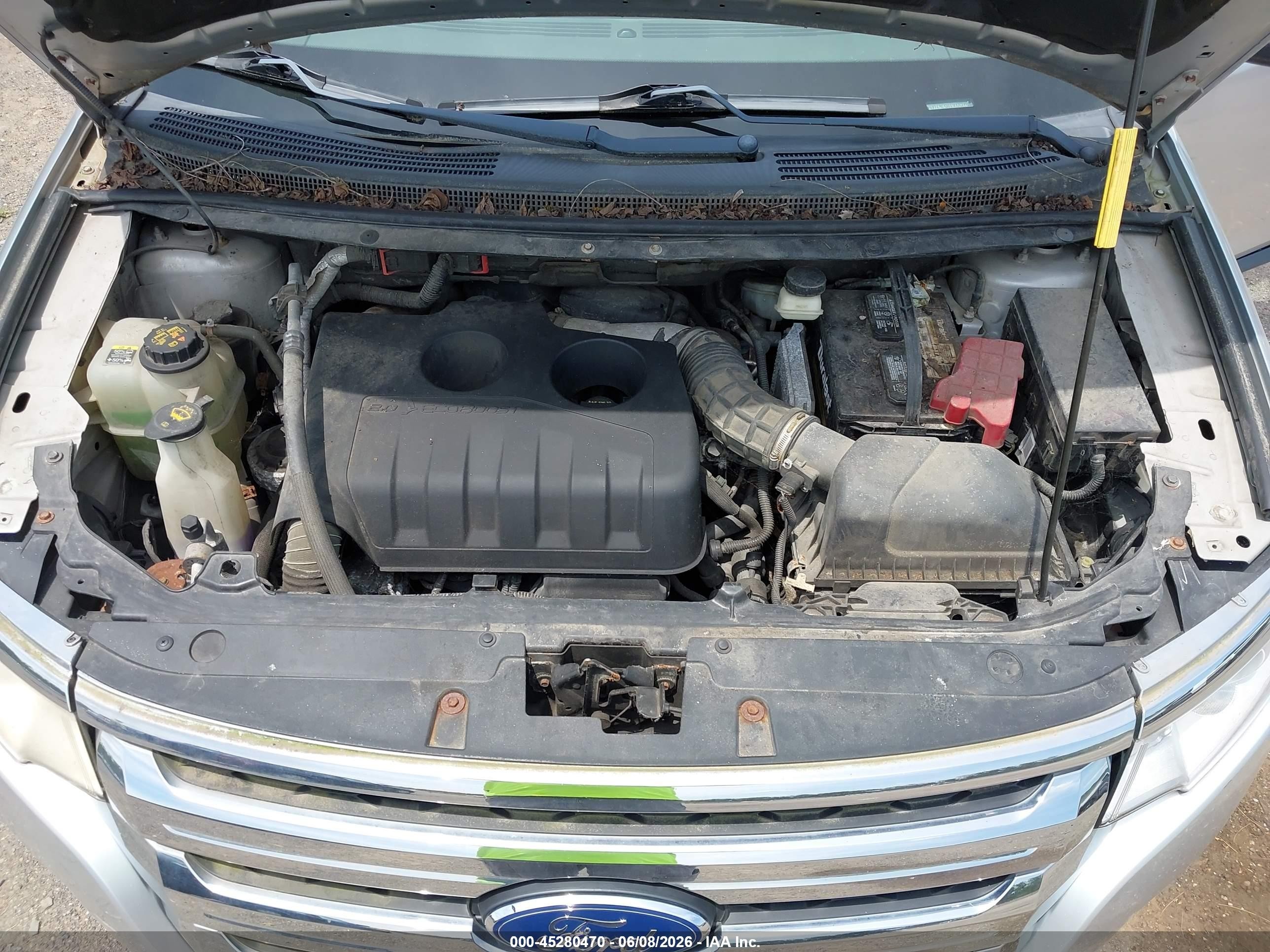 2013 Ford Edge Limited Silver vin: 2FMDK3K93DBA10966