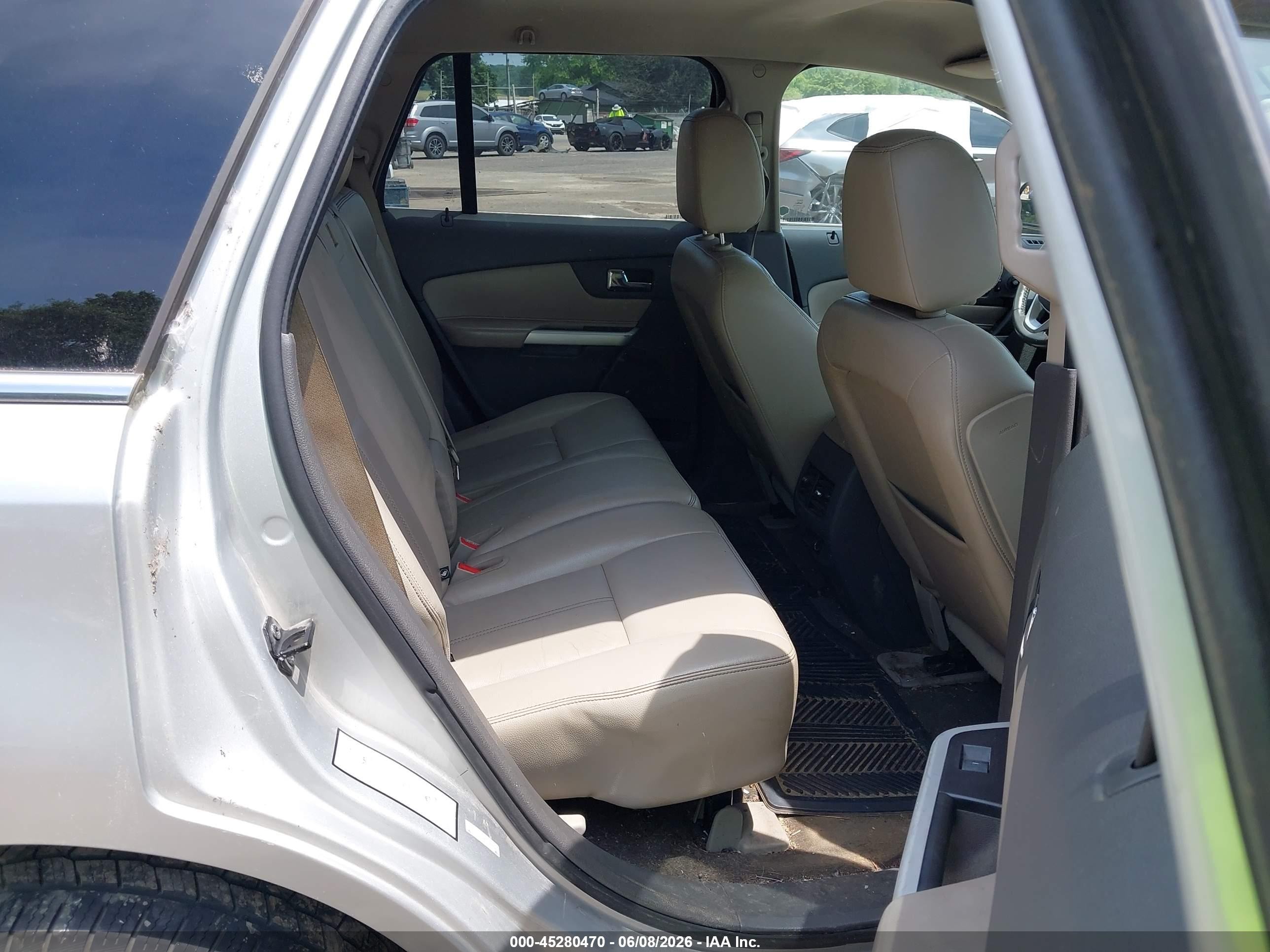 2013 Ford Edge Limited Silver vin: 2FMDK3K93DBA10966