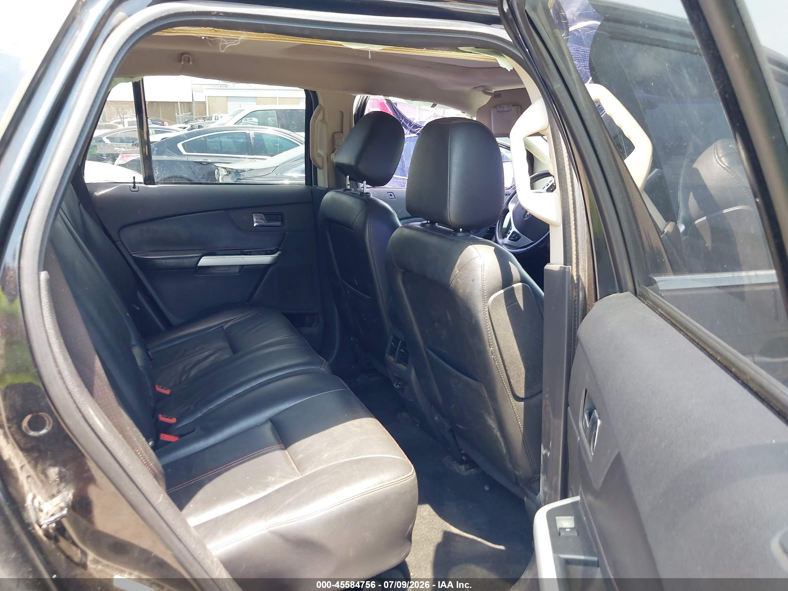2012 Ford Edge Limited Black vin: 2FMDK3K94CBA45594