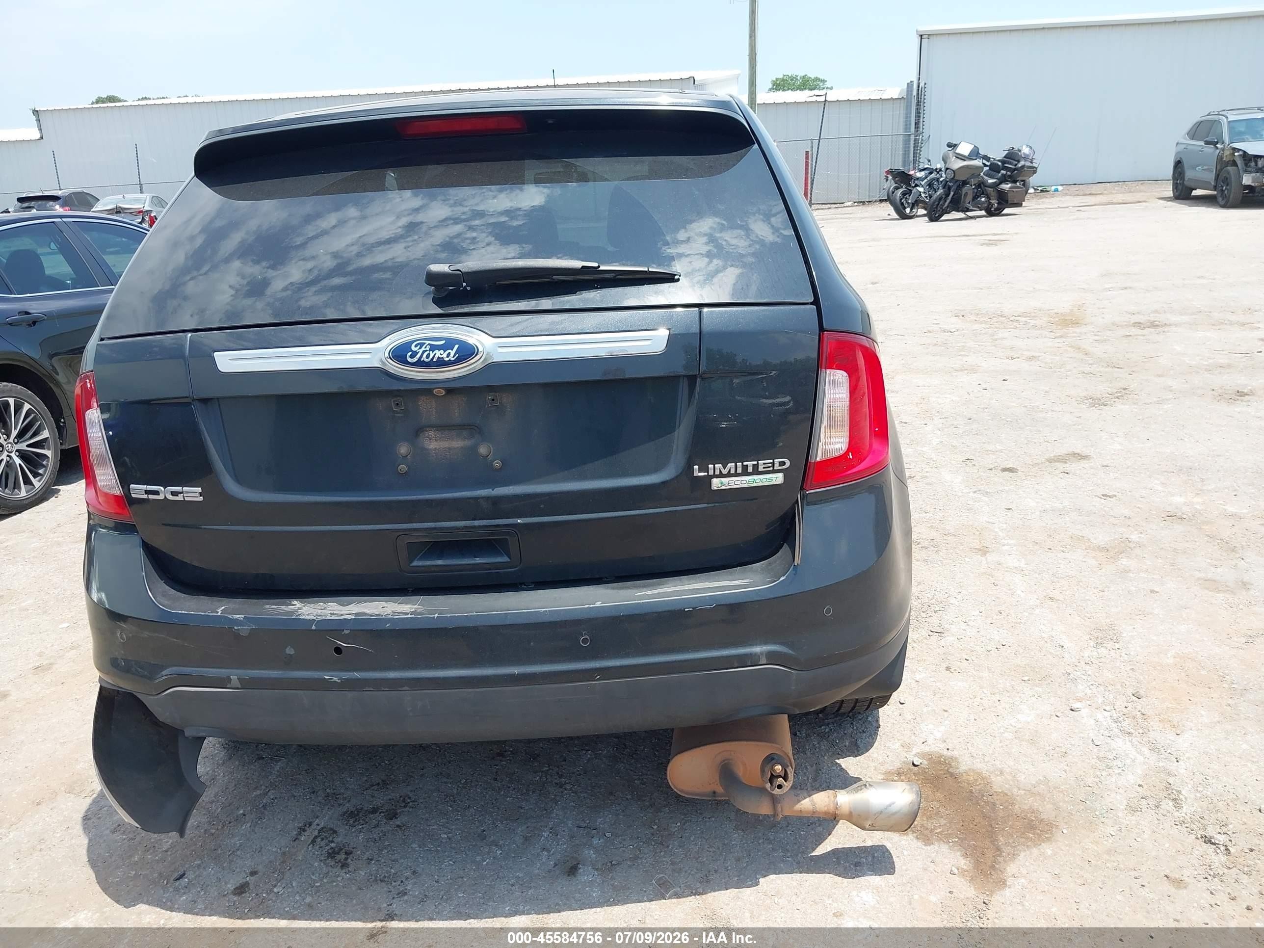 2012 Ford Edge Limited Black vin: 2FMDK3K94CBA45594