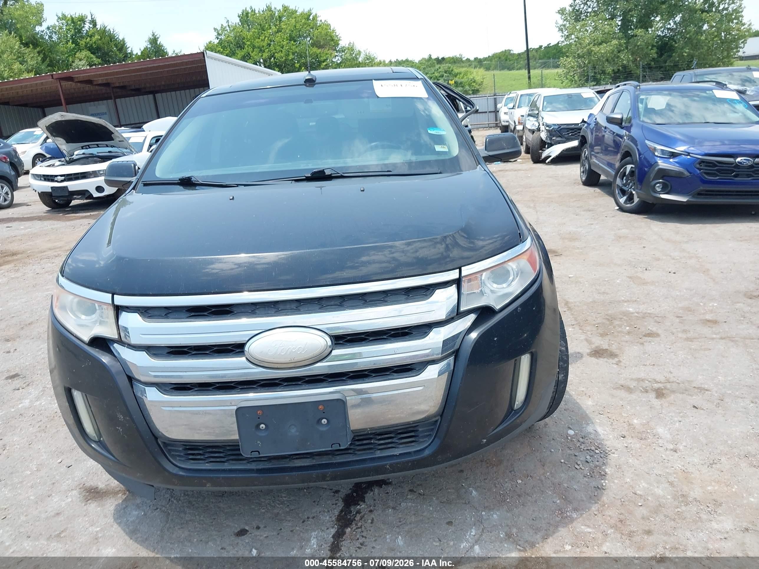2012 Ford Edge Limited Black vin: 2FMDK3K94CBA45594