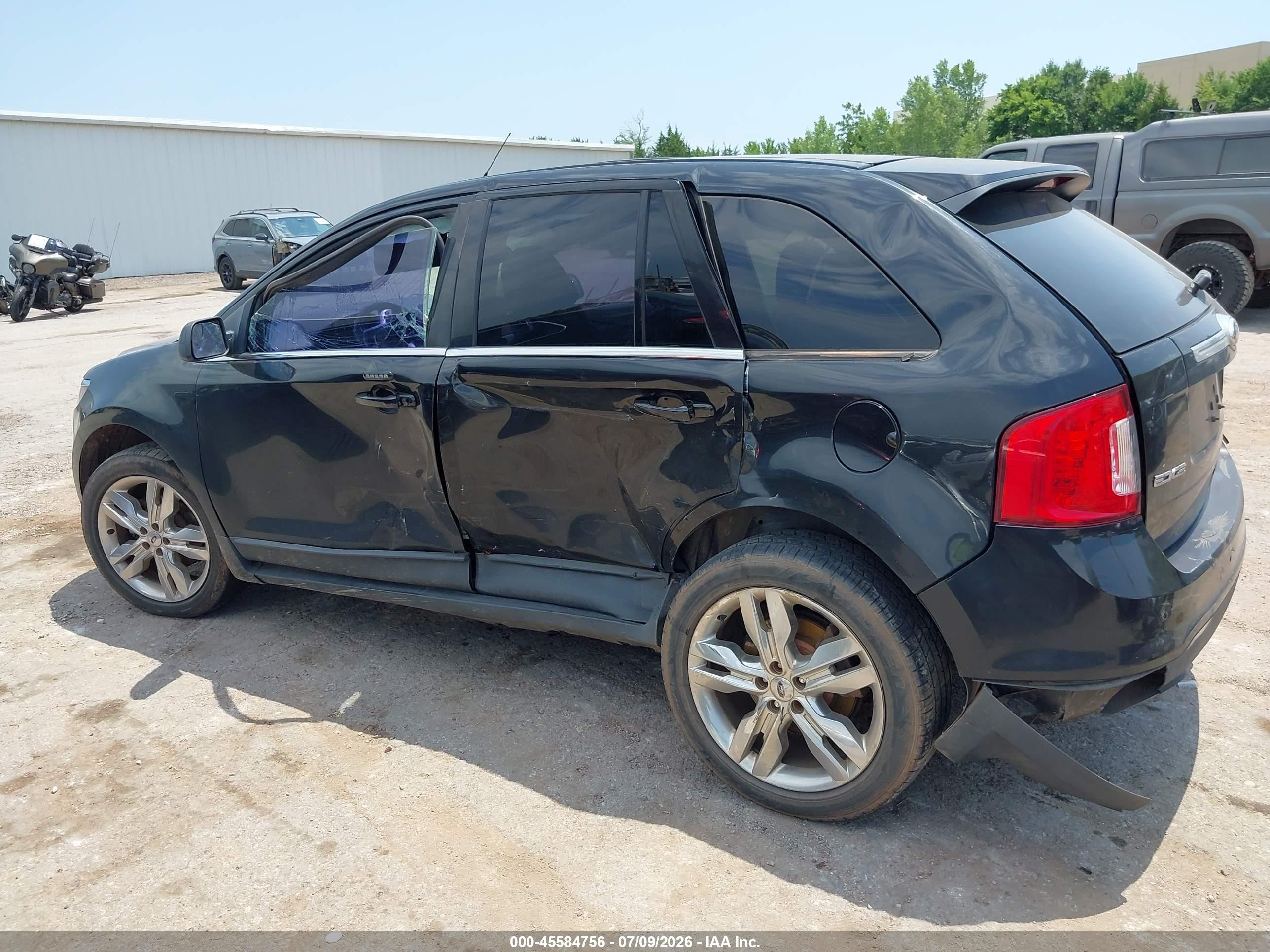 2012 Ford Edge Limited Black vin: 2FMDK3K94CBA45594