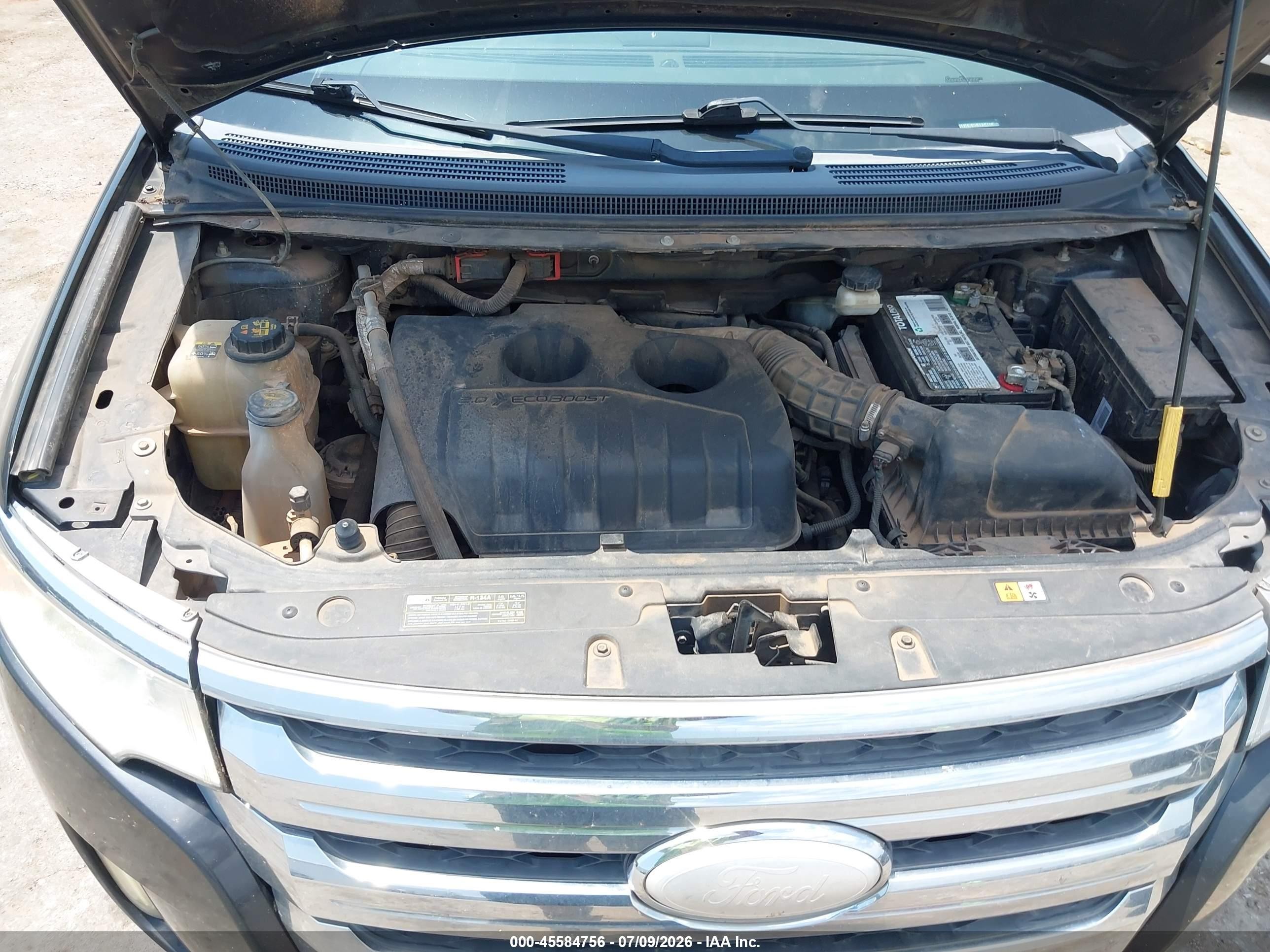 2012 Ford Edge Limited Black vin: 2FMDK3K94CBA45594