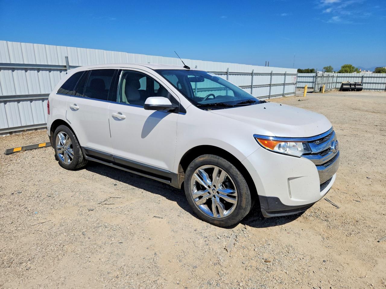2013 Ford Edge Limited White vin: 2FMDK3K94DBA33043