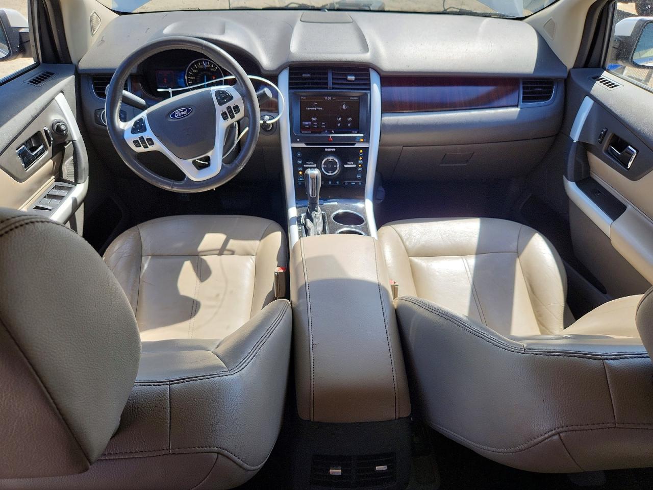 2013 Ford Edge Limited White vin: 2FMDK3K94DBA33043