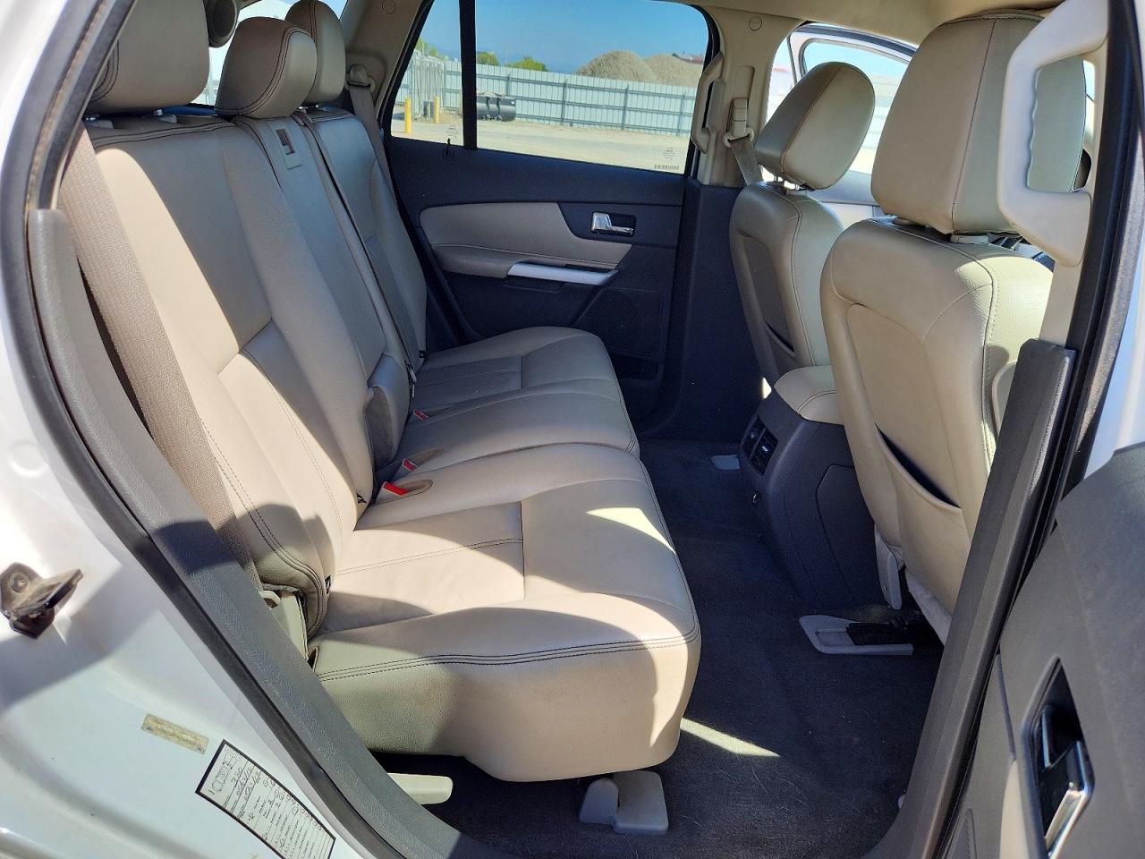 2013 Ford Edge Limited White vin: 2FMDK3K94DBA33043