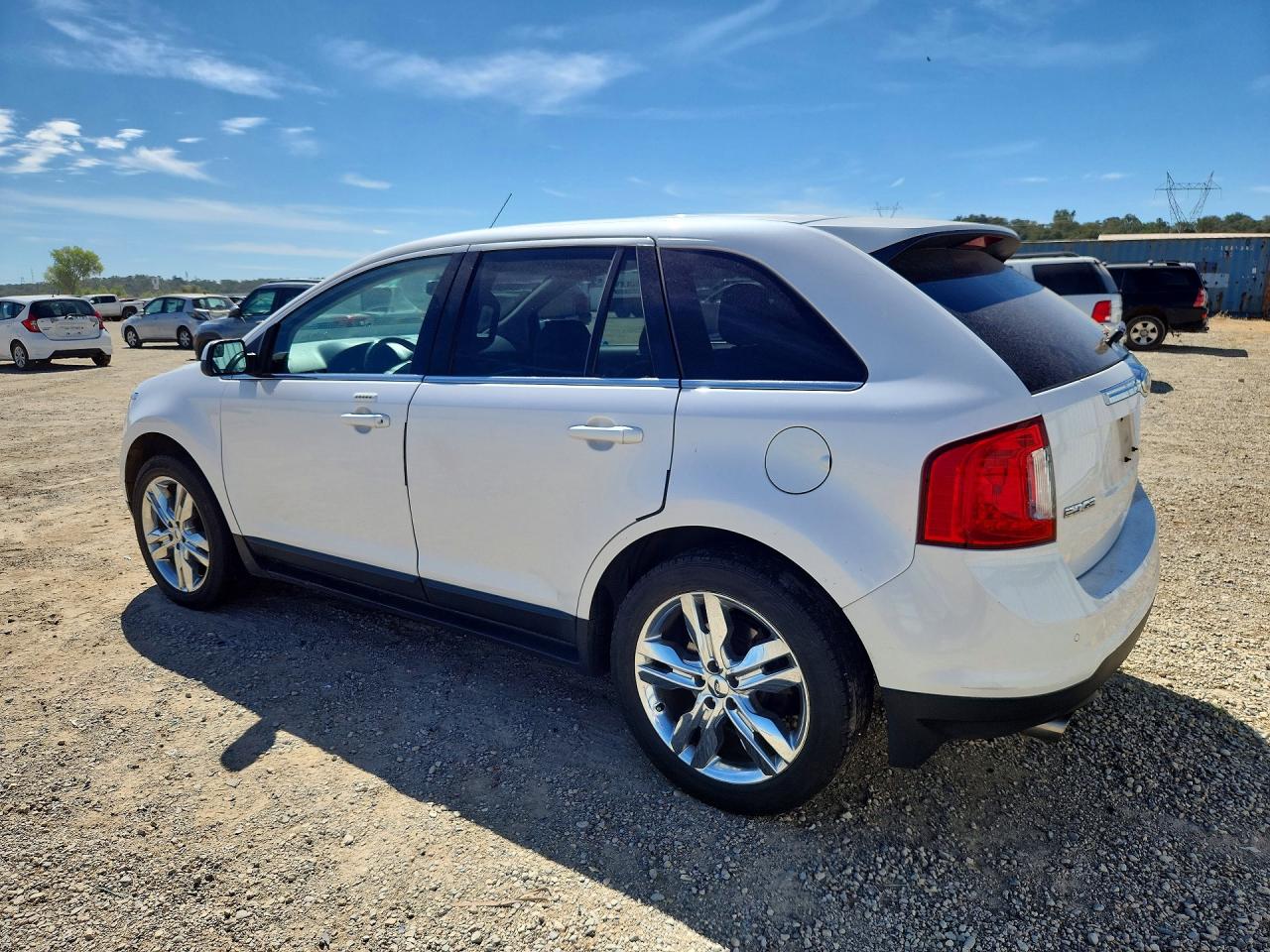 2013 Ford Edge Limited White vin: 2FMDK3K94DBA33043