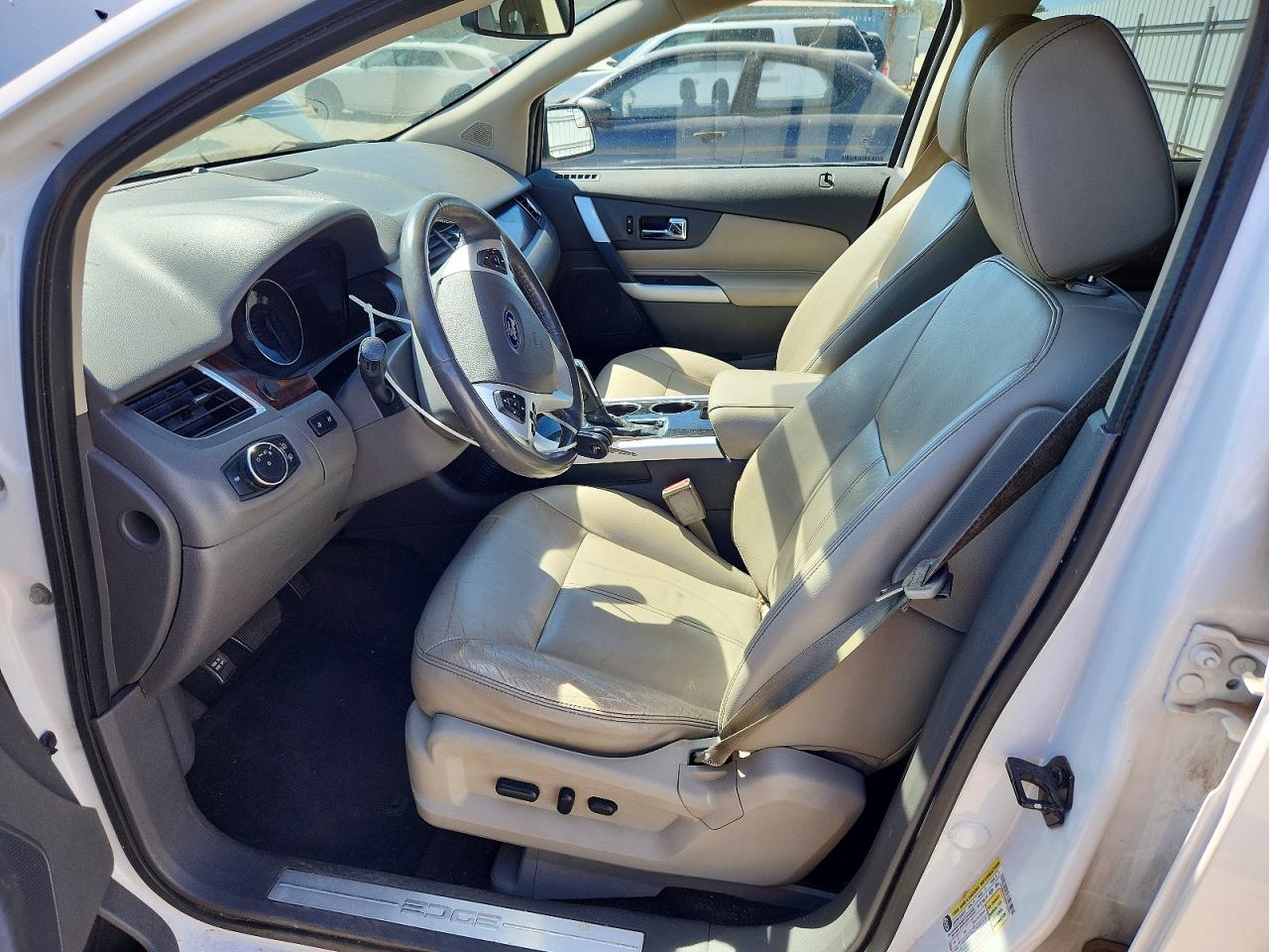 2013 Ford Edge Limited White vin: 2FMDK3K94DBA33043