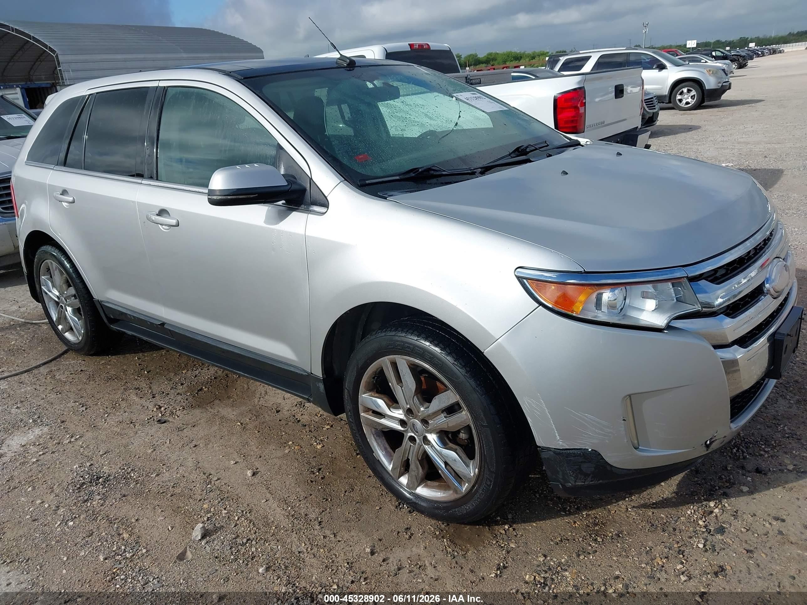 2012 Ford Edge Limited Silver vin: 2FMDK3K95CBA40999