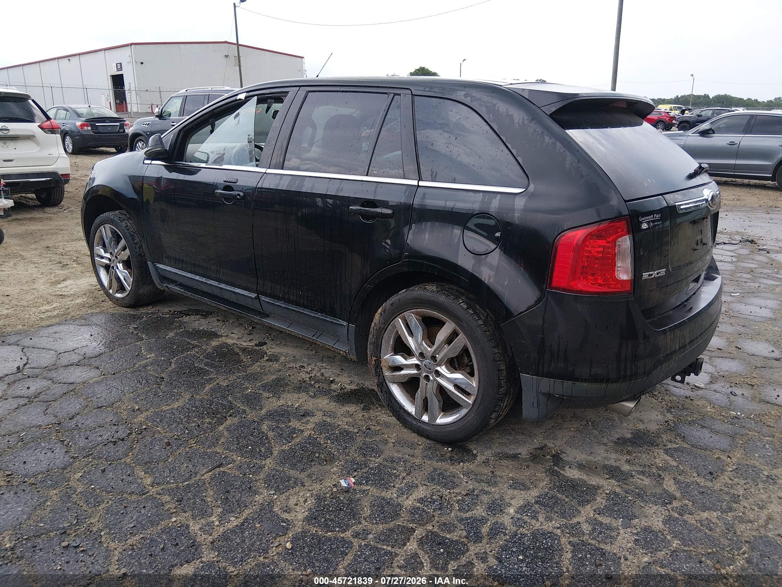 2013 Ford Edge Limited Black vin: 2FMDK3K95DBB68936