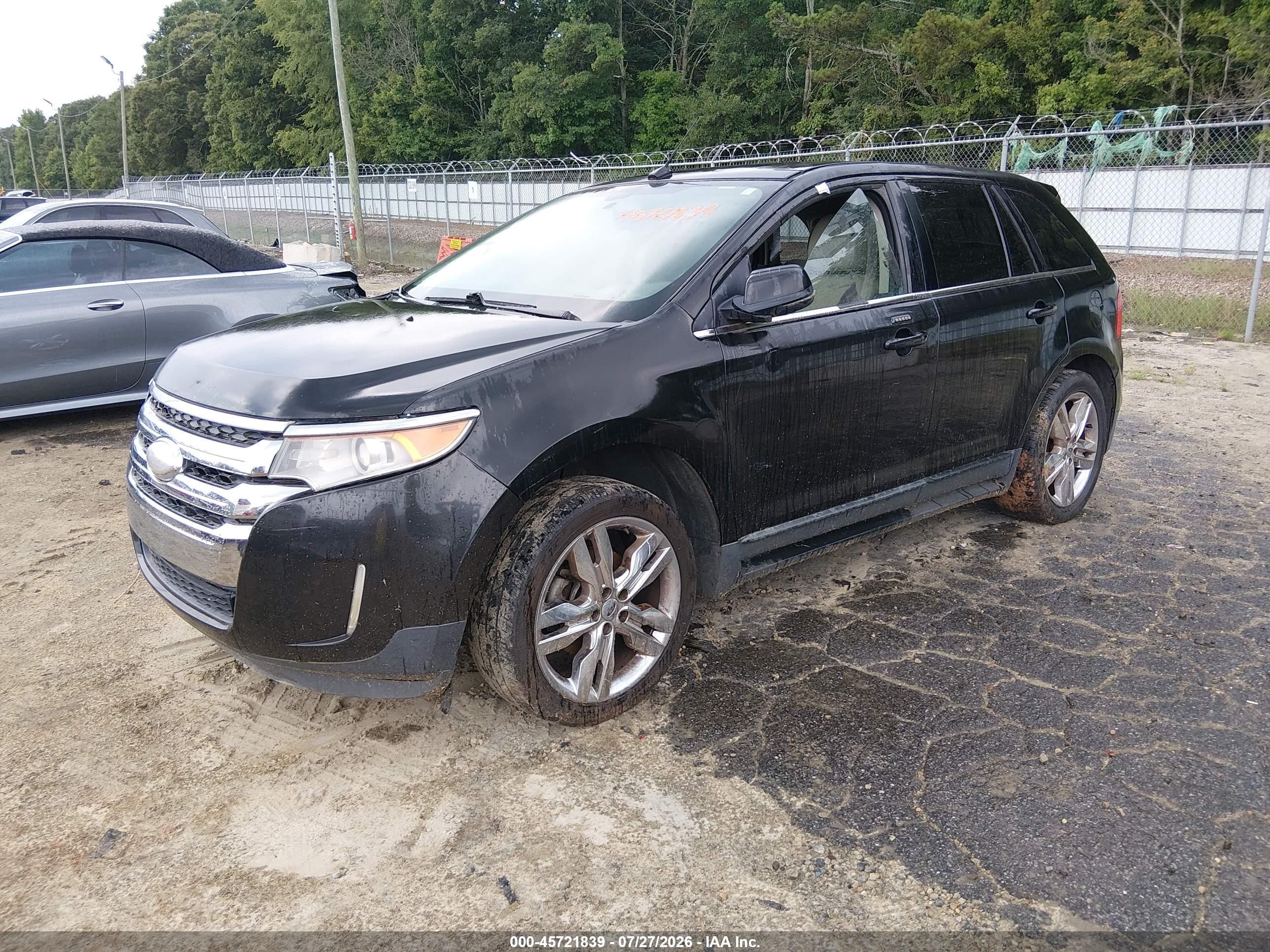 2013 Ford Edge Limited Black vin: 2FMDK3K95DBB68936