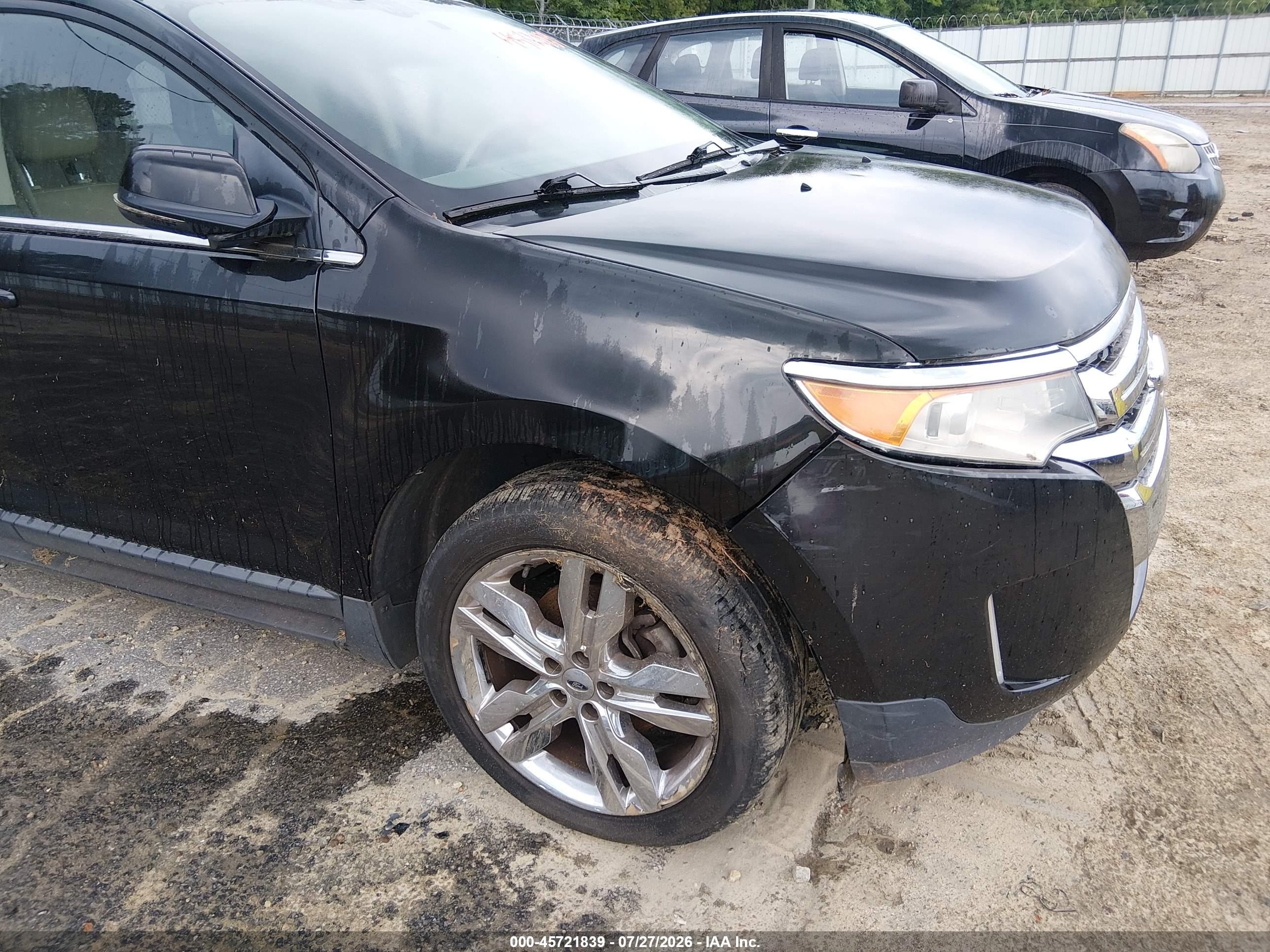 2013 Ford Edge Limited Black vin: 2FMDK3K95DBB68936