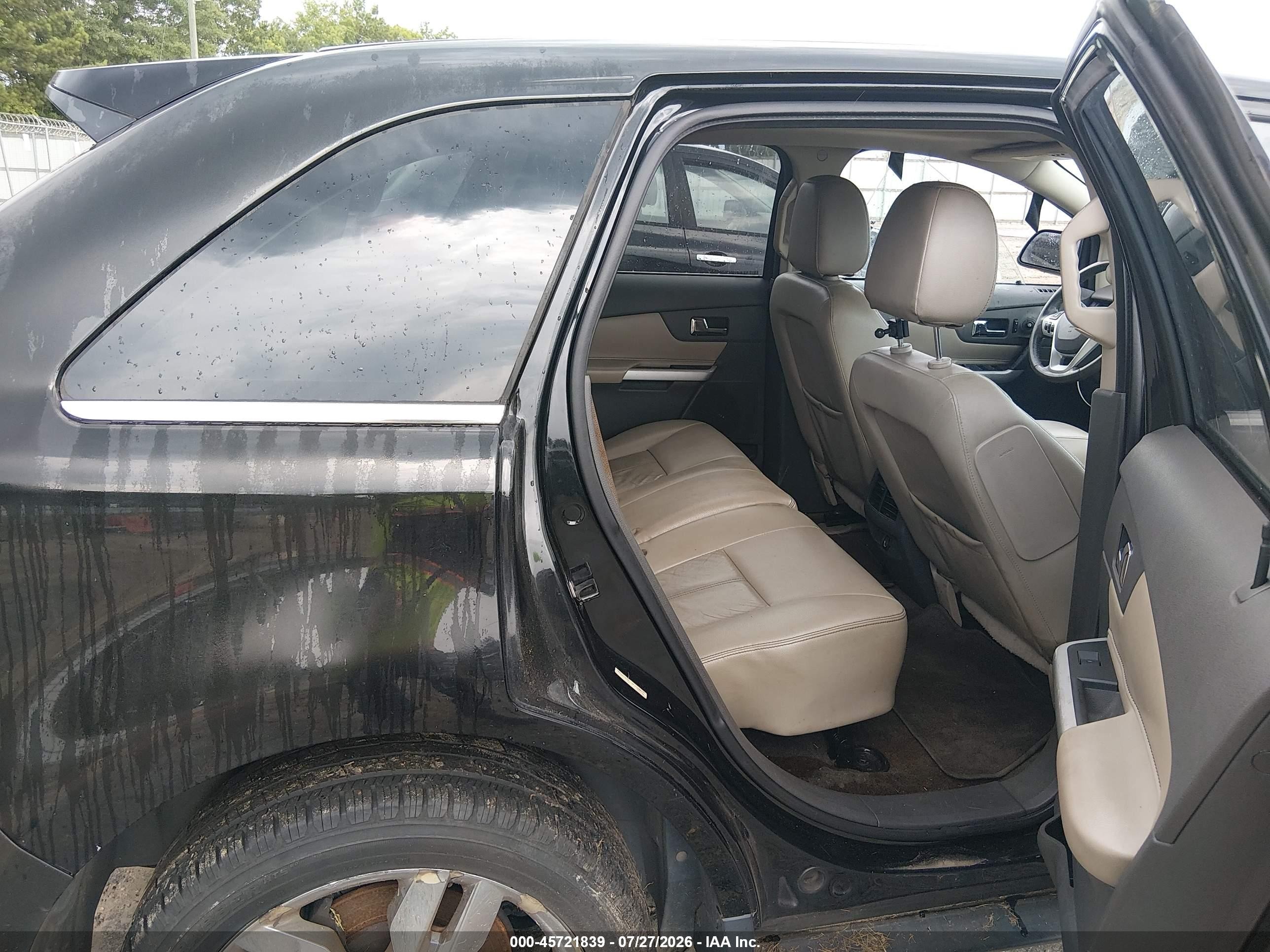 2013 Ford Edge Limited Black vin: 2FMDK3K95DBB68936
