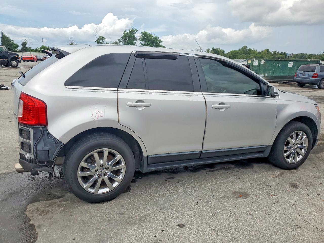 2014 Ford Edge Limited Silver vin: 2FMDK3K95EBA36812