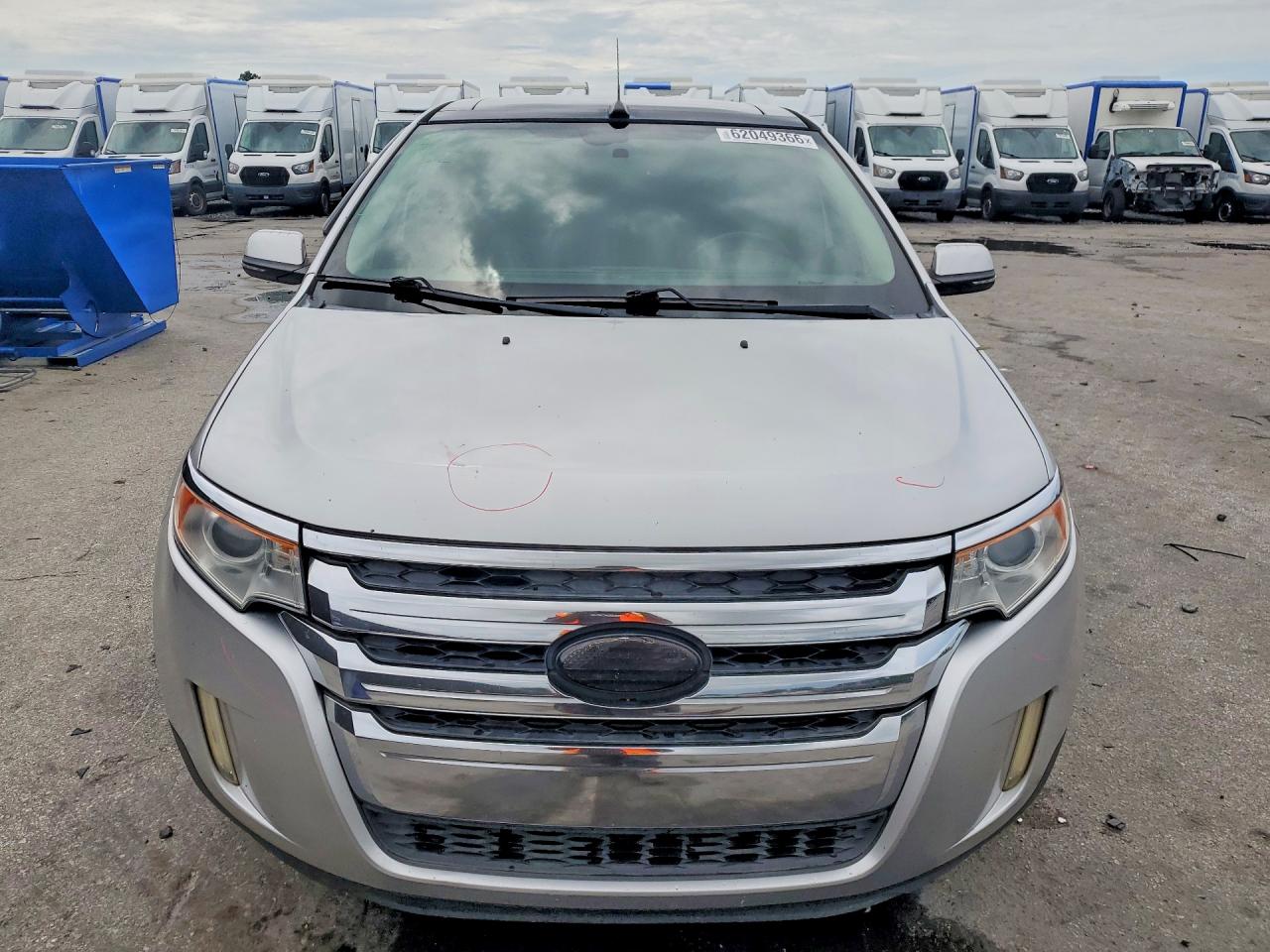 2014 Ford Edge Limited Silver vin: 2FMDK3K95EBA36812
