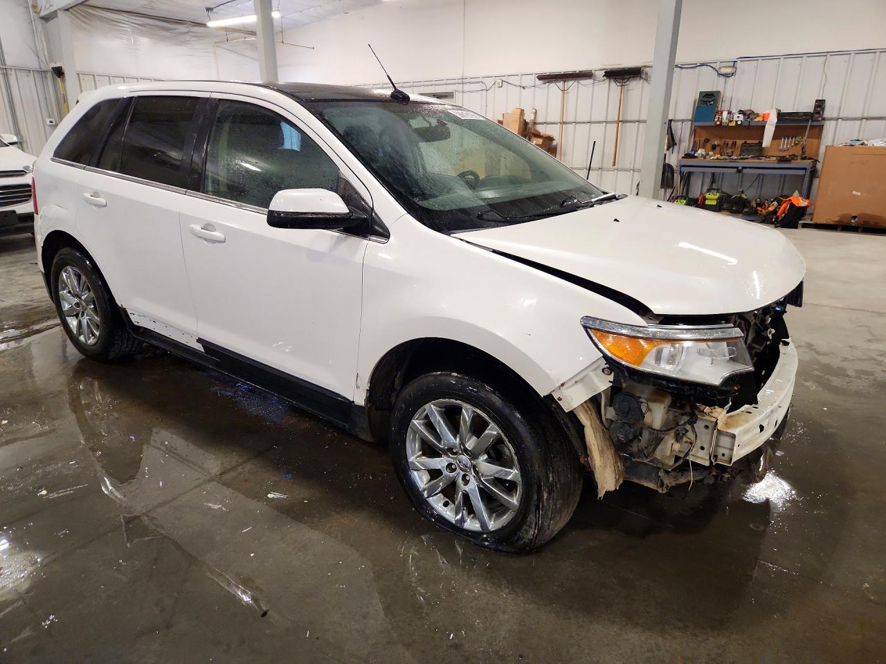 2012 Ford Edge Limited White vin: 2FMDK3K97CBA59909