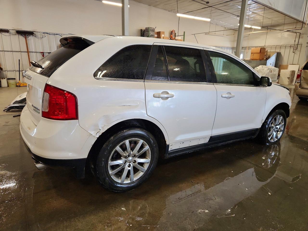 2012 Ford Edge Limited White vin: 2FMDK3K97CBA59909