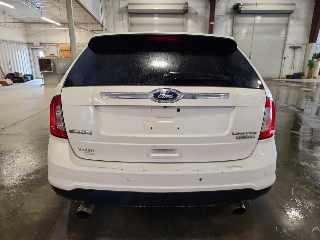 2012 Ford Edge Limited White vin: 2FMDK3K97CBA59909