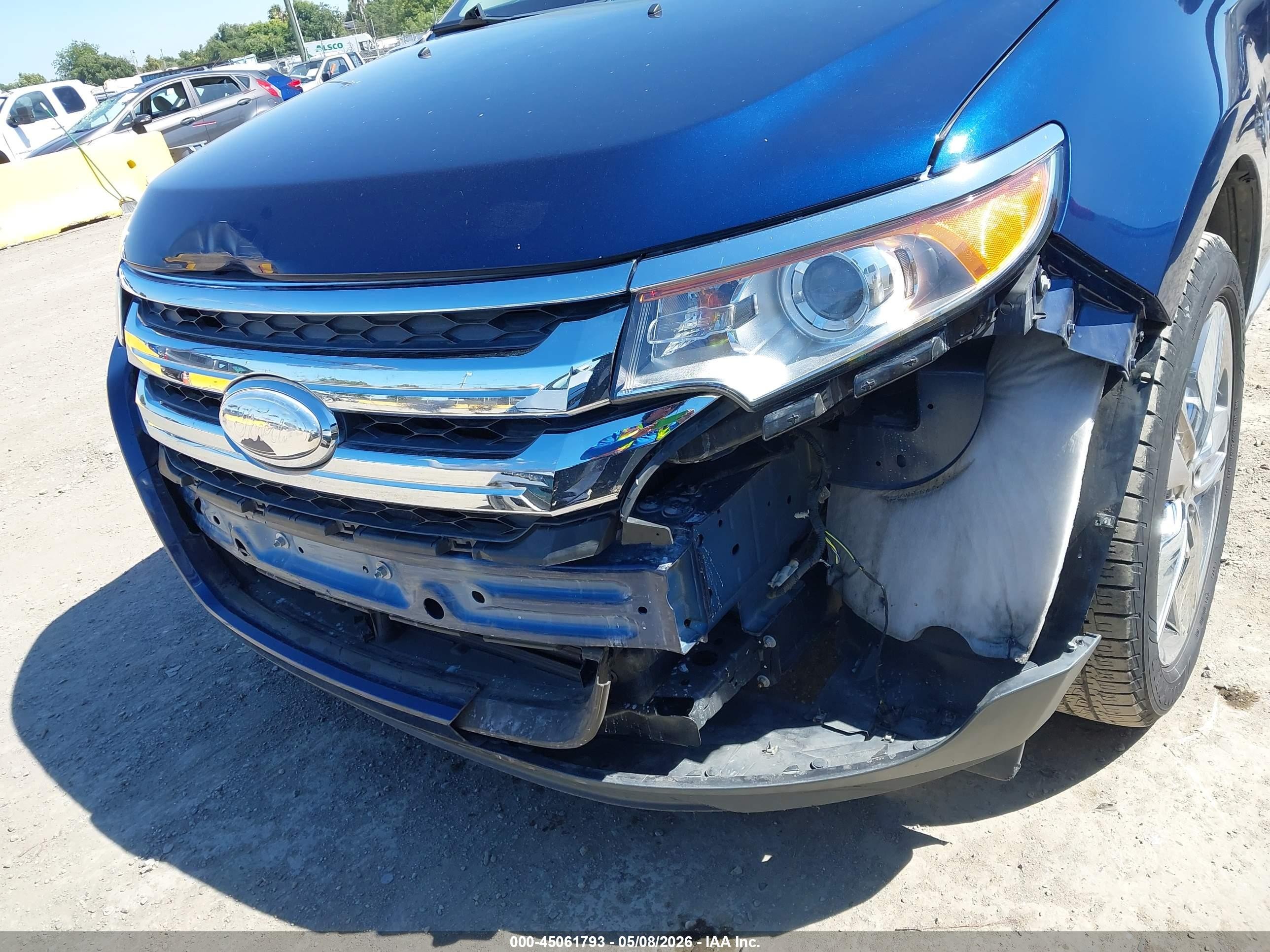 2012 Ford Edge Limited Blue vin: 2FMDK3K97CBA93381