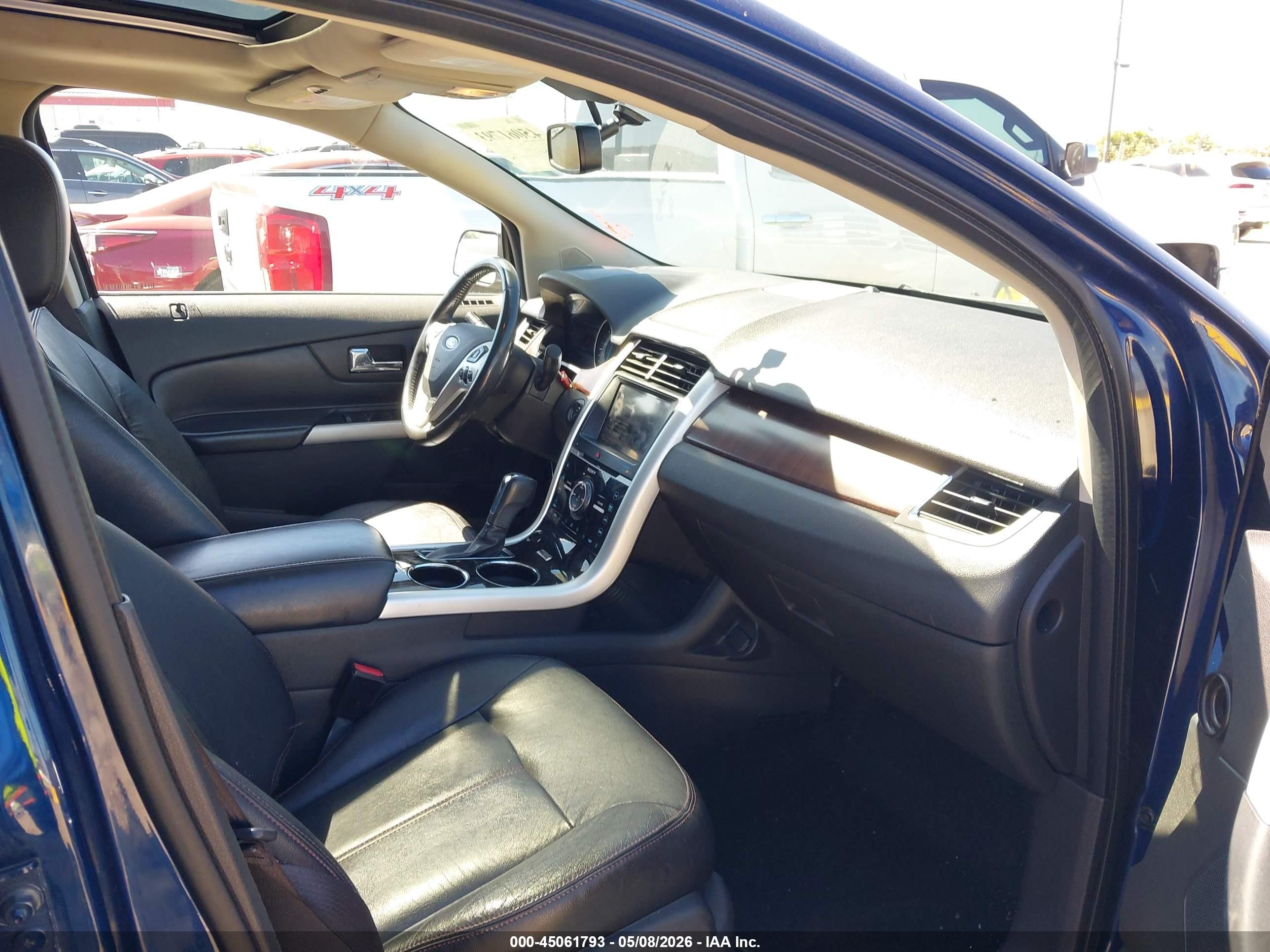 2012 Ford Edge Limited Blue vin: 2FMDK3K97CBA93381