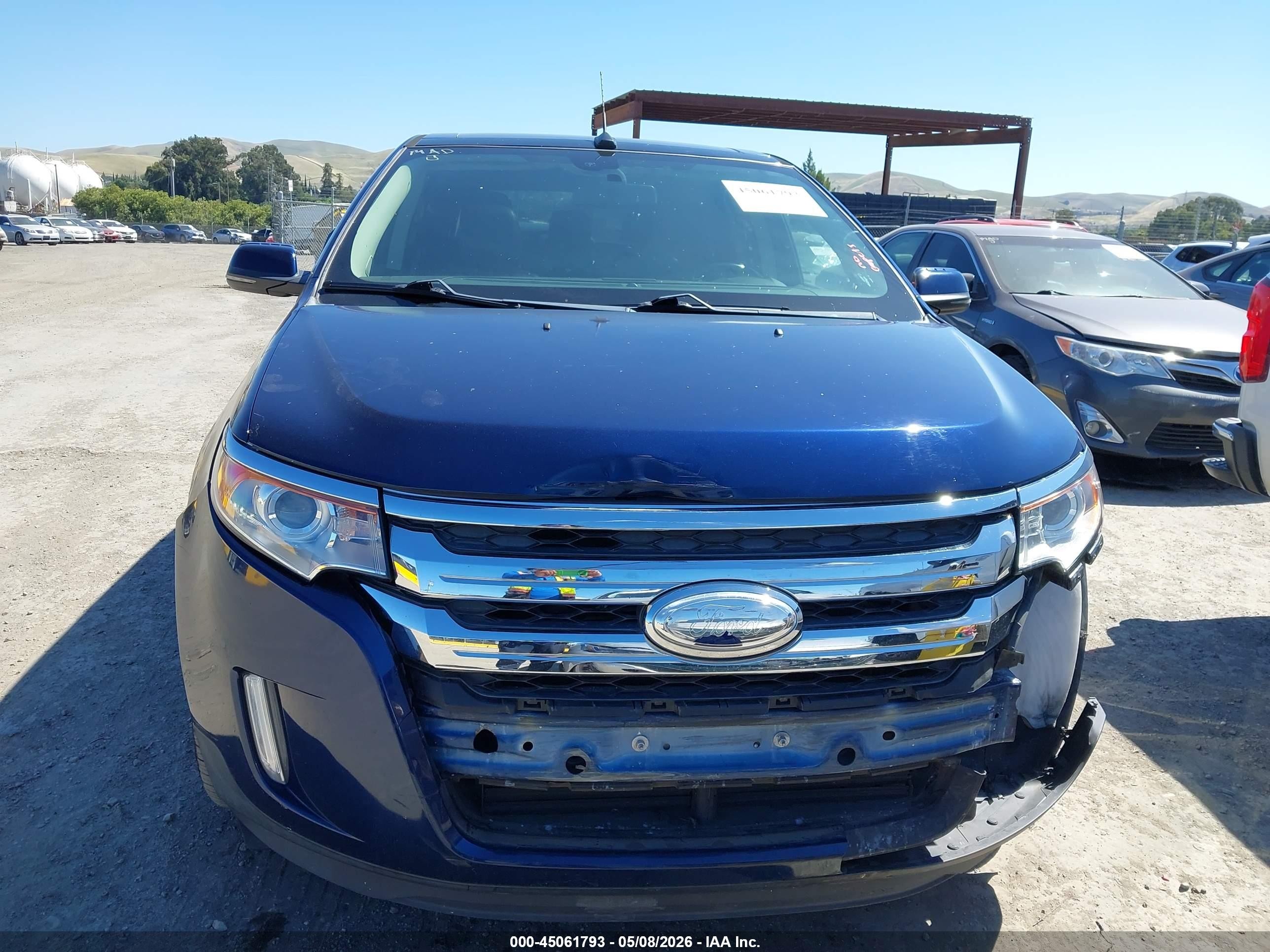 2012 Ford Edge Limited Blue vin: 2FMDK3K97CBA93381