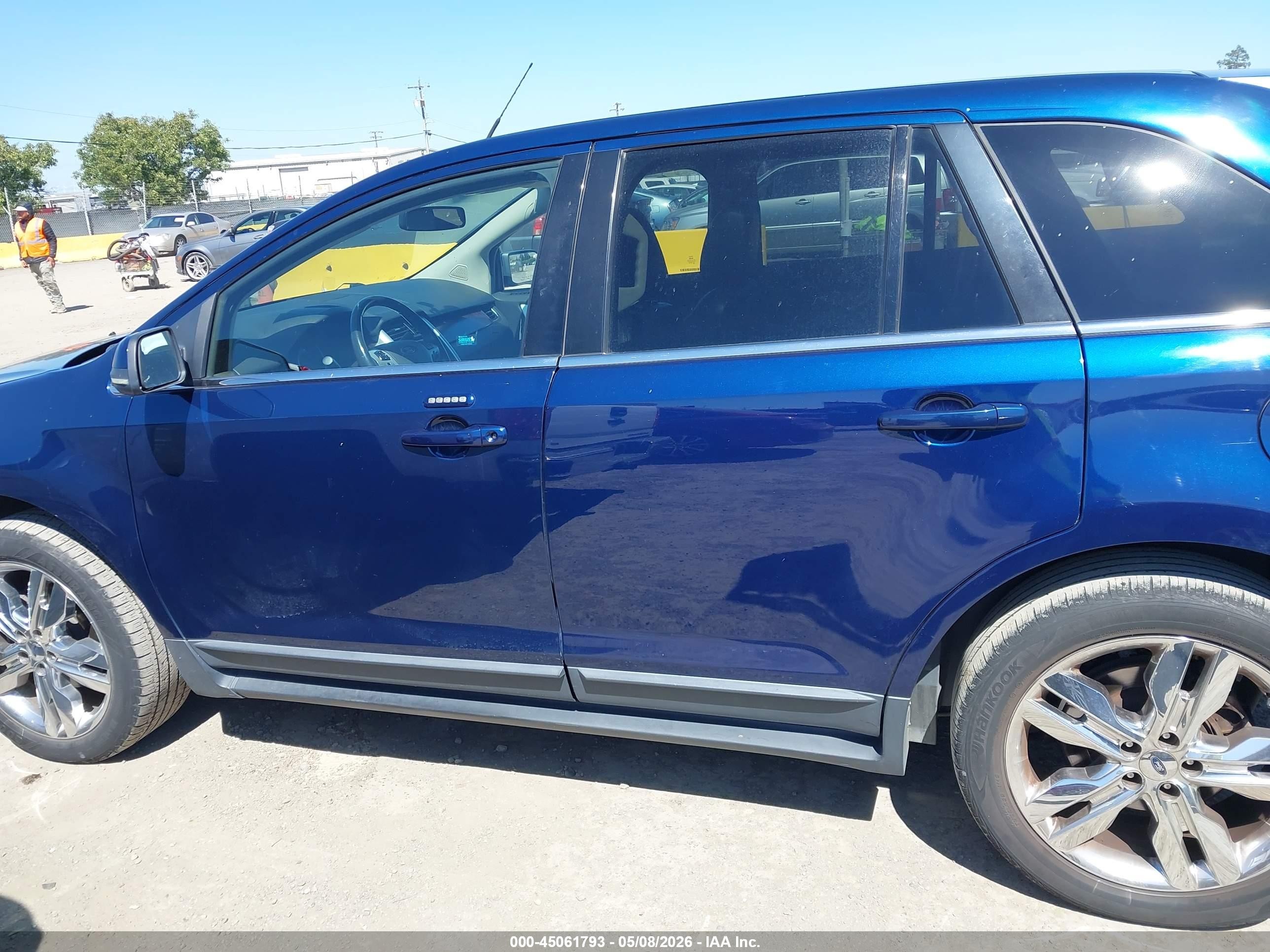 2012 Ford Edge Limited Blue vin: 2FMDK3K97CBA93381
