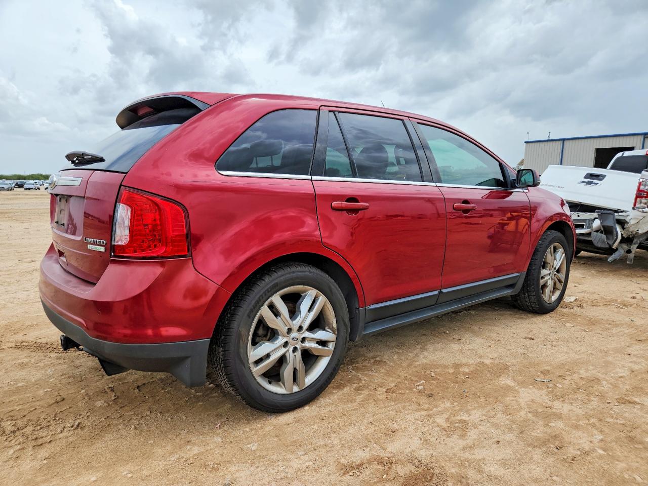2013 Ford Edge Limited Red vin: 2FMDK3K97DBA48152