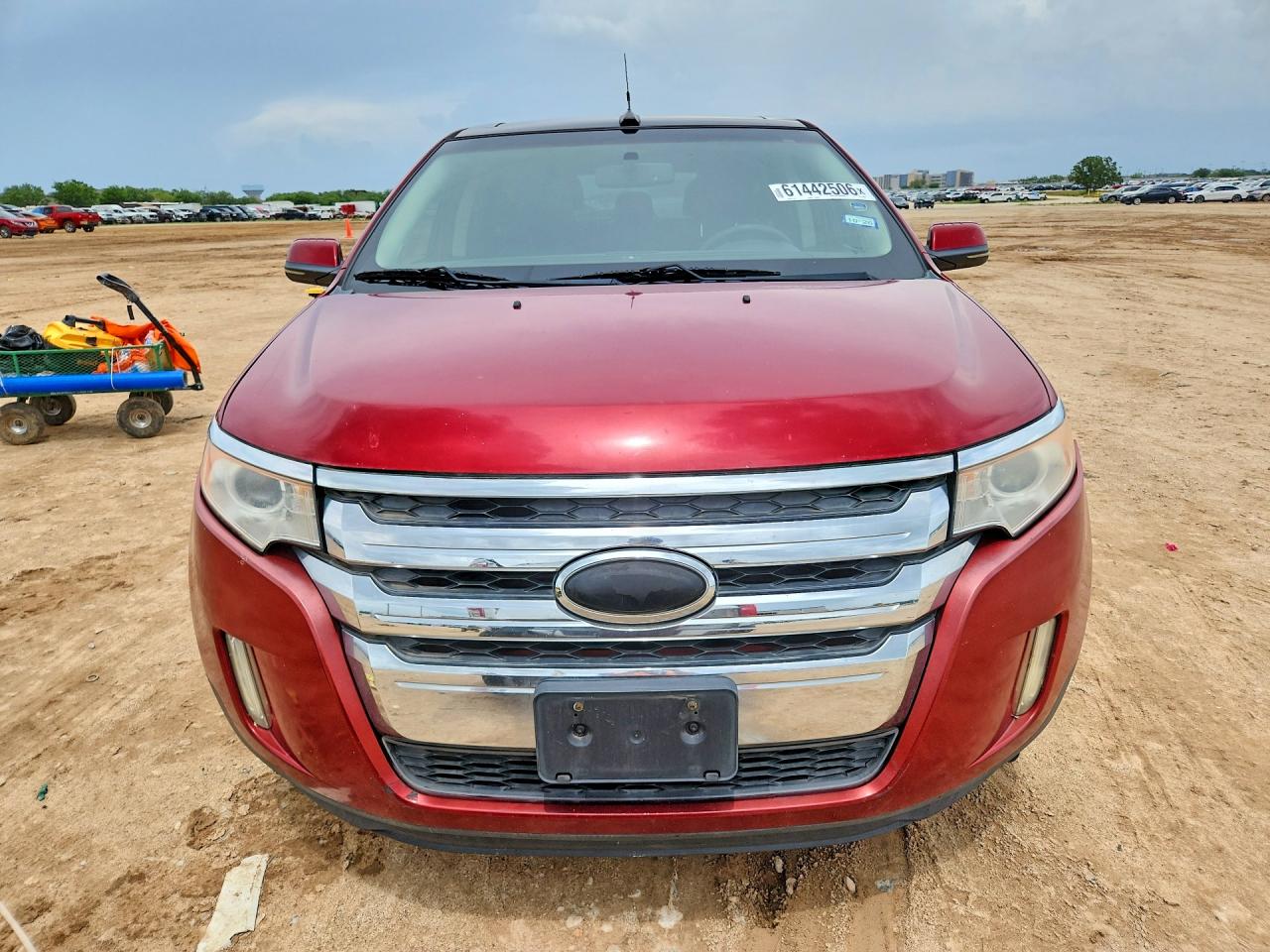 2013 Ford Edge Limited Red vin: 2FMDK3K97DBA48152