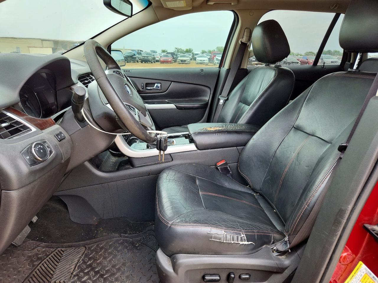 2013 Ford Edge Limited Red vin: 2FMDK3K97DBA48152
