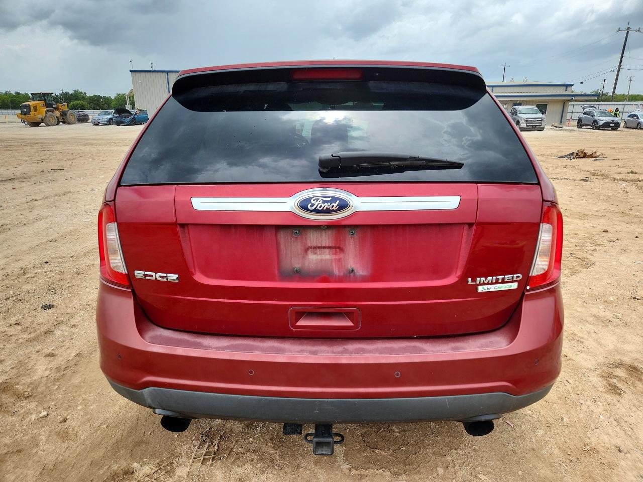 2013 Ford Edge Limited Red vin: 2FMDK3K97DBA48152