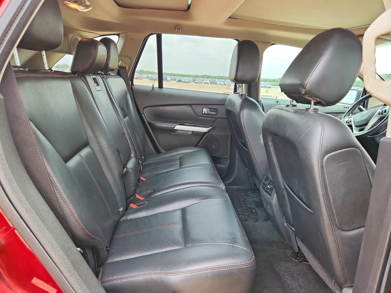 2013 Ford Edge Limited Red vin: 2FMDK3K97DBA48152