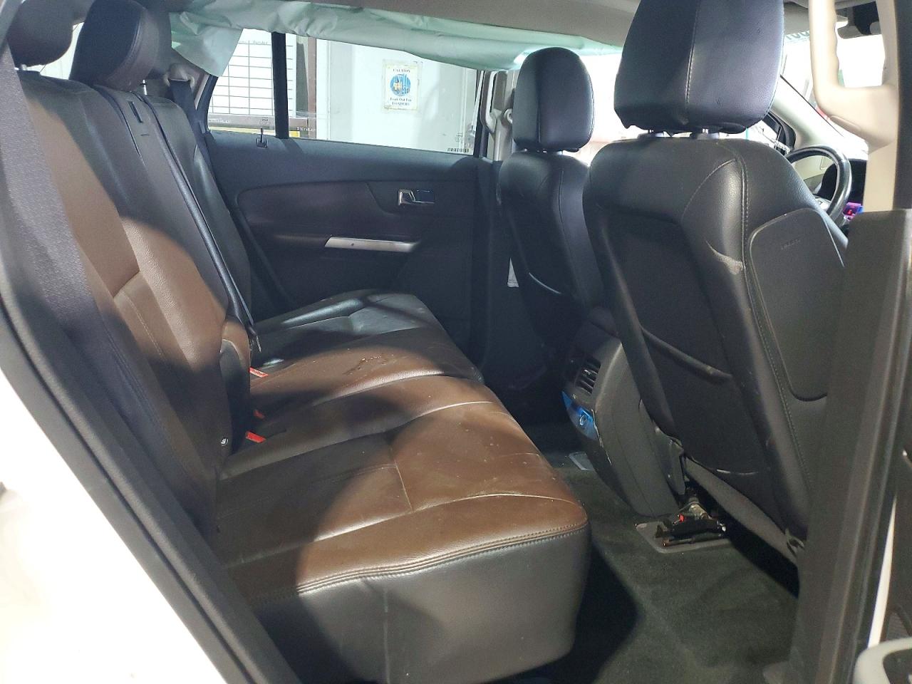 2013 Ford Edge White vin: 2FMDK3K97DBA91843
