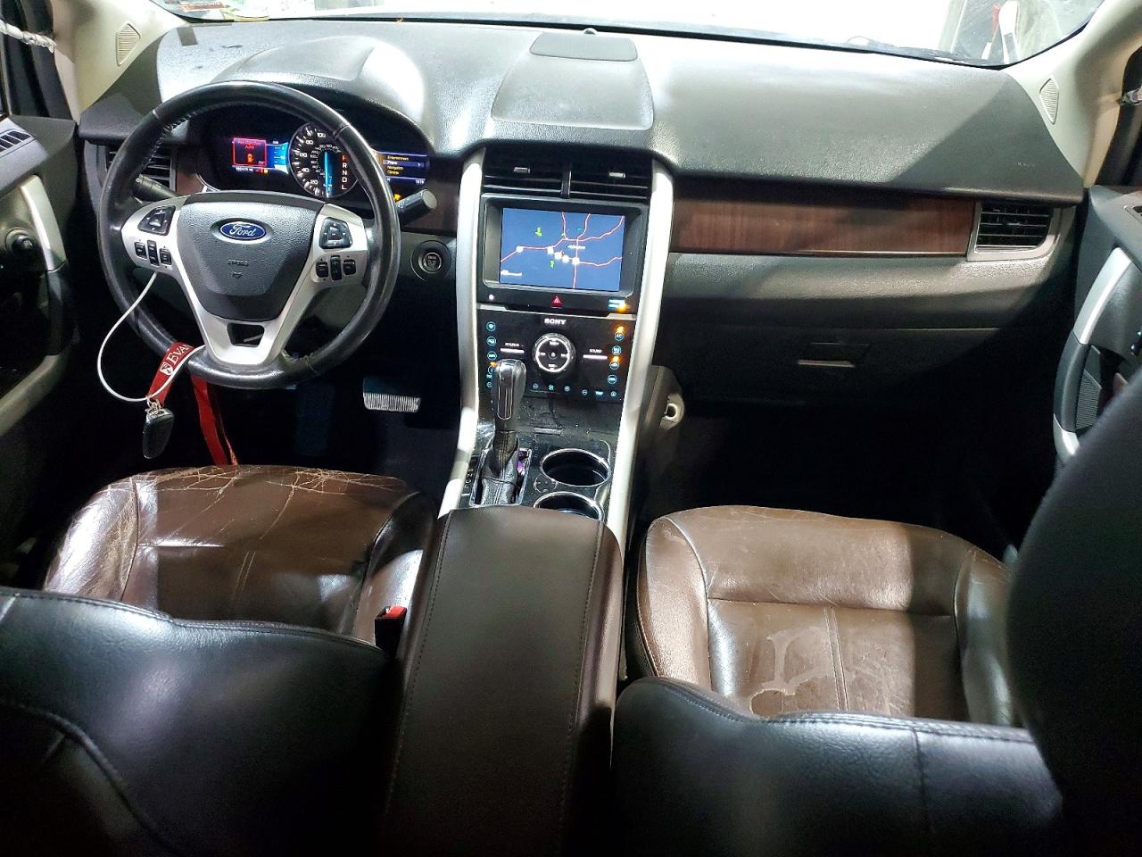 2013 Ford Edge White vin: 2FMDK3K97DBA91843