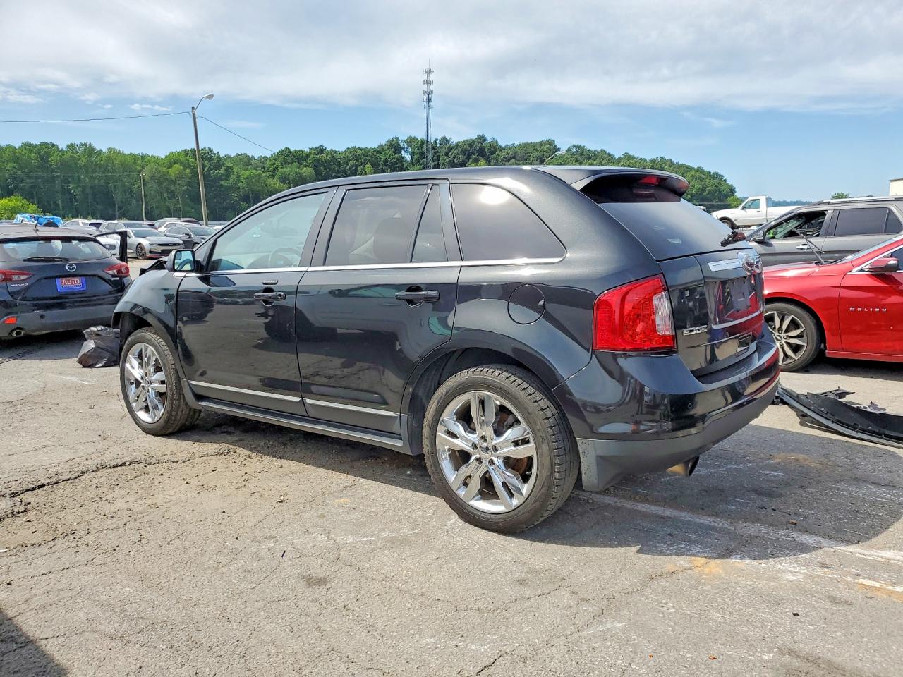 2013 Ford Edge Limited Black vin: 2FMDK3K97DBC34130