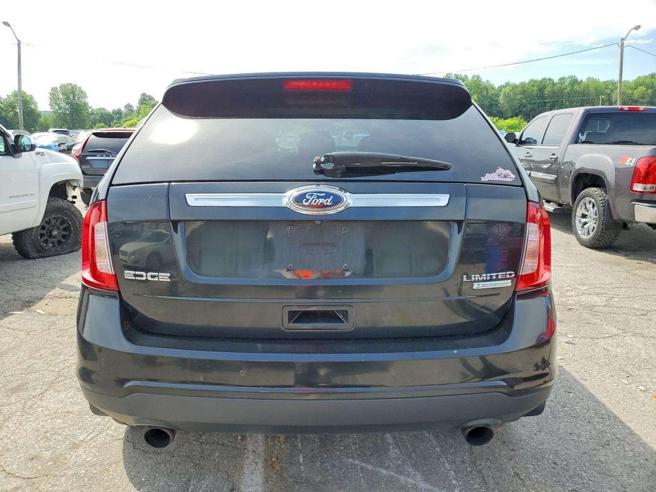 2013 Ford Edge Limited Black vin: 2FMDK3K97DBC34130