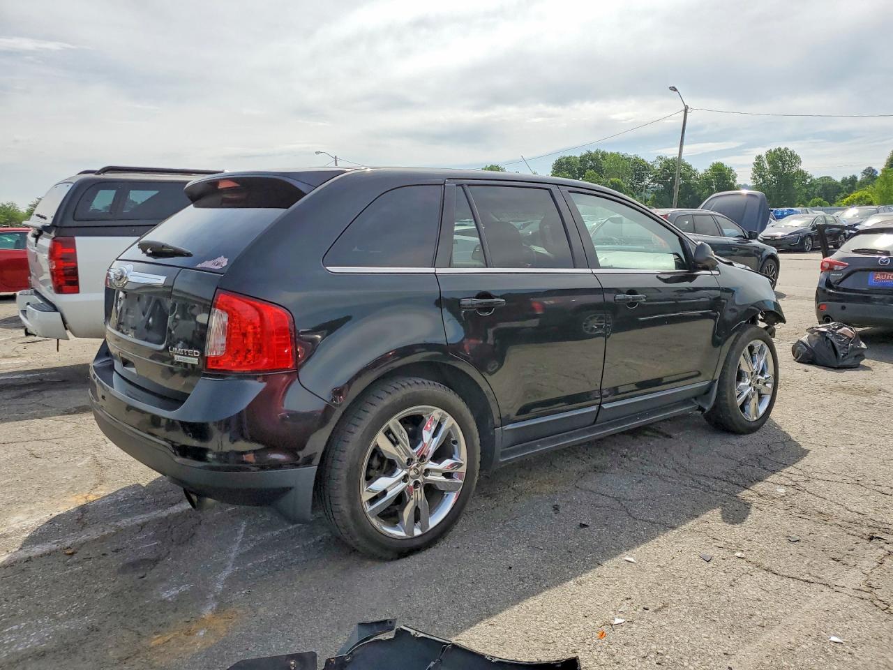 2013 Ford Edge Limited Black vin: 2FMDK3K97DBC34130