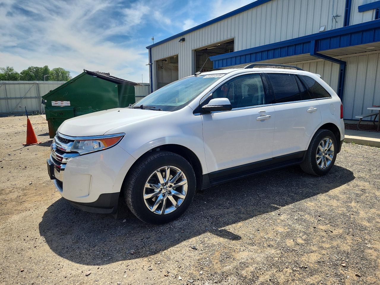 2012 Ford Edge Limited Белый vin: 2FMDK3K98CBA56985