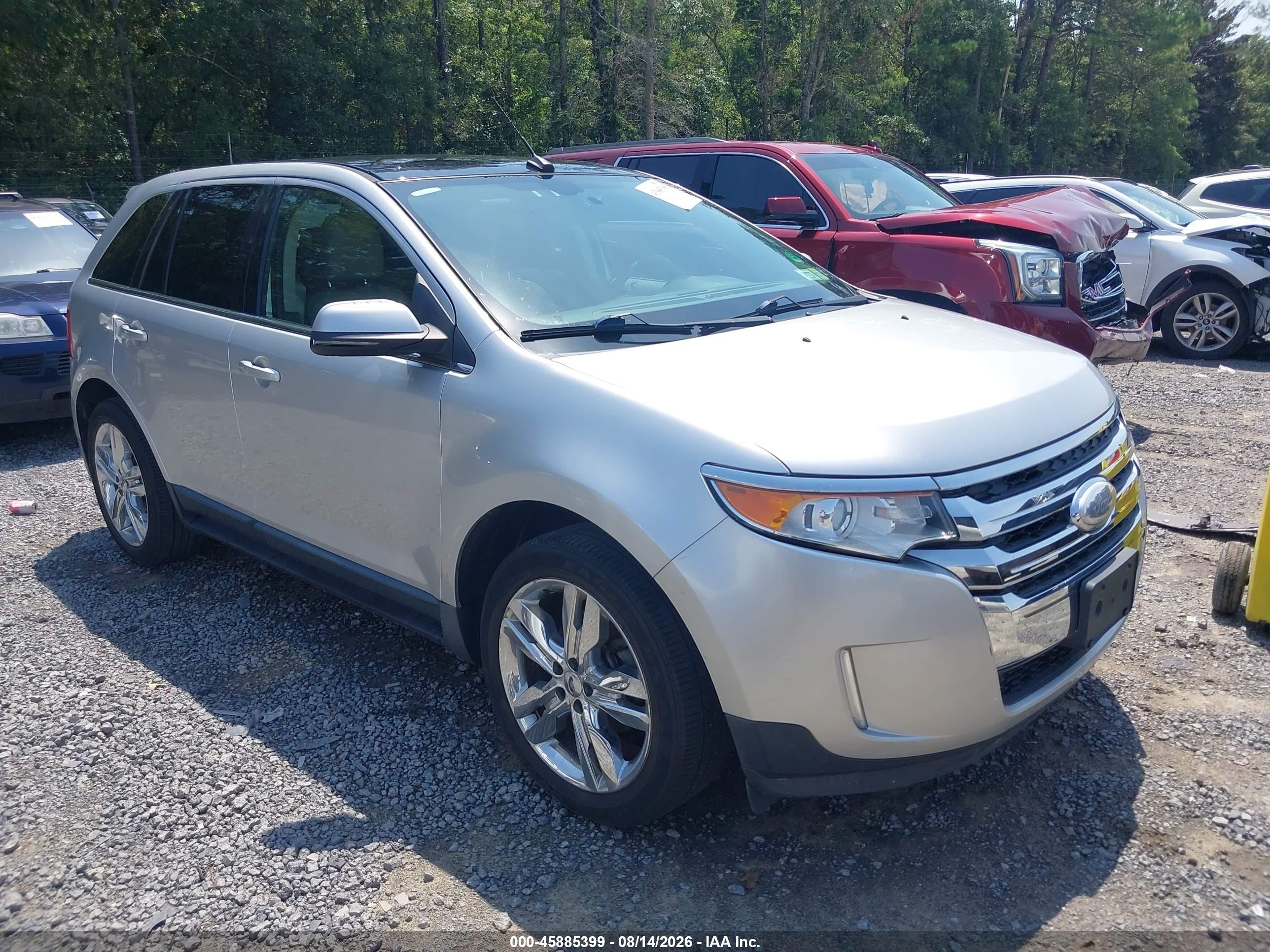 2012 Ford Edge Limited Silver vin: 2FMDK3K98CBA61572