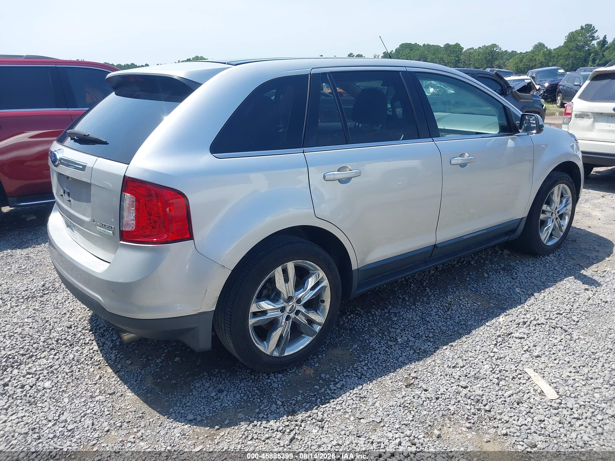 2012 Ford Edge Limited Silver vin: 2FMDK3K98CBA61572