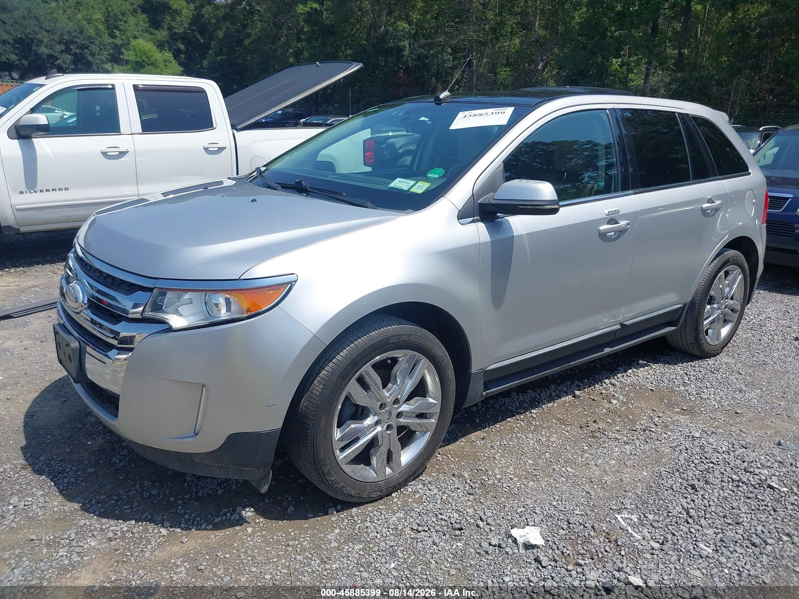 2012 Ford Edge Limited Silver vin: 2FMDK3K98CBA61572