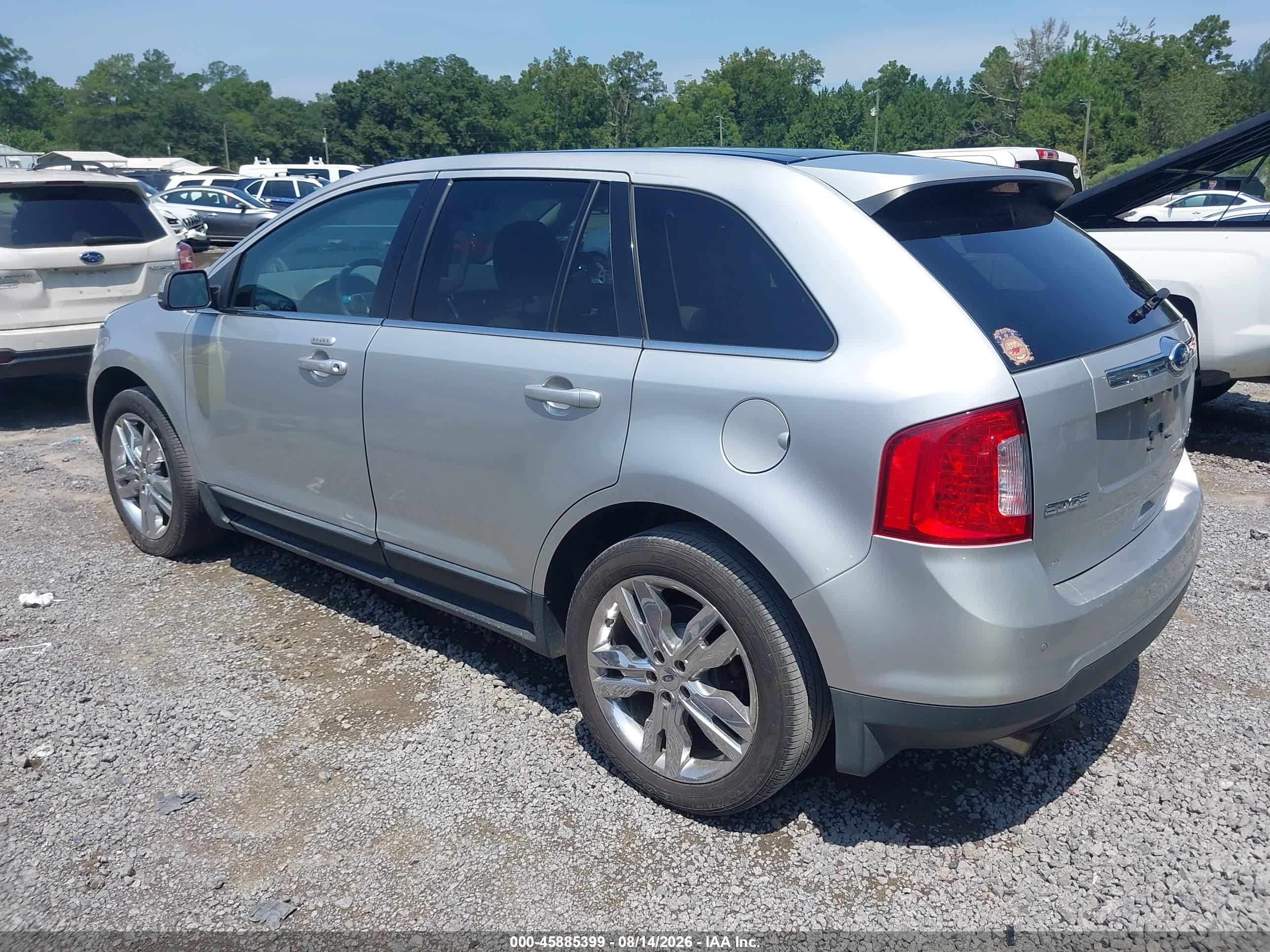 2012 Ford Edge Limited Silver vin: 2FMDK3K98CBA61572
