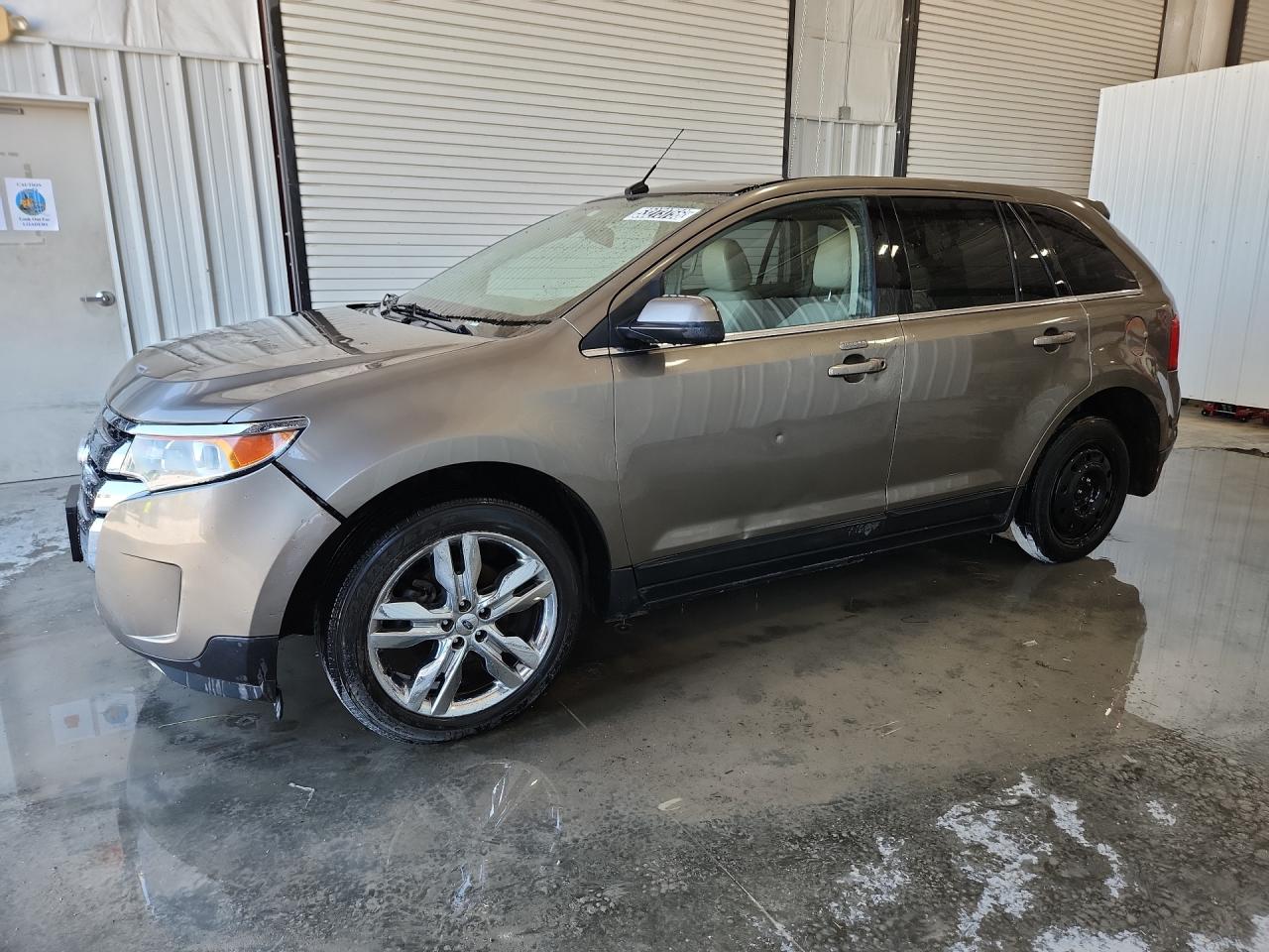 2012 Ford Edge Limited Tan vin: 2FMDK3K98CBA69882 Damage: Left Front Door, Dent(S) W/ Paint Dmg, 8 To 9 Inches