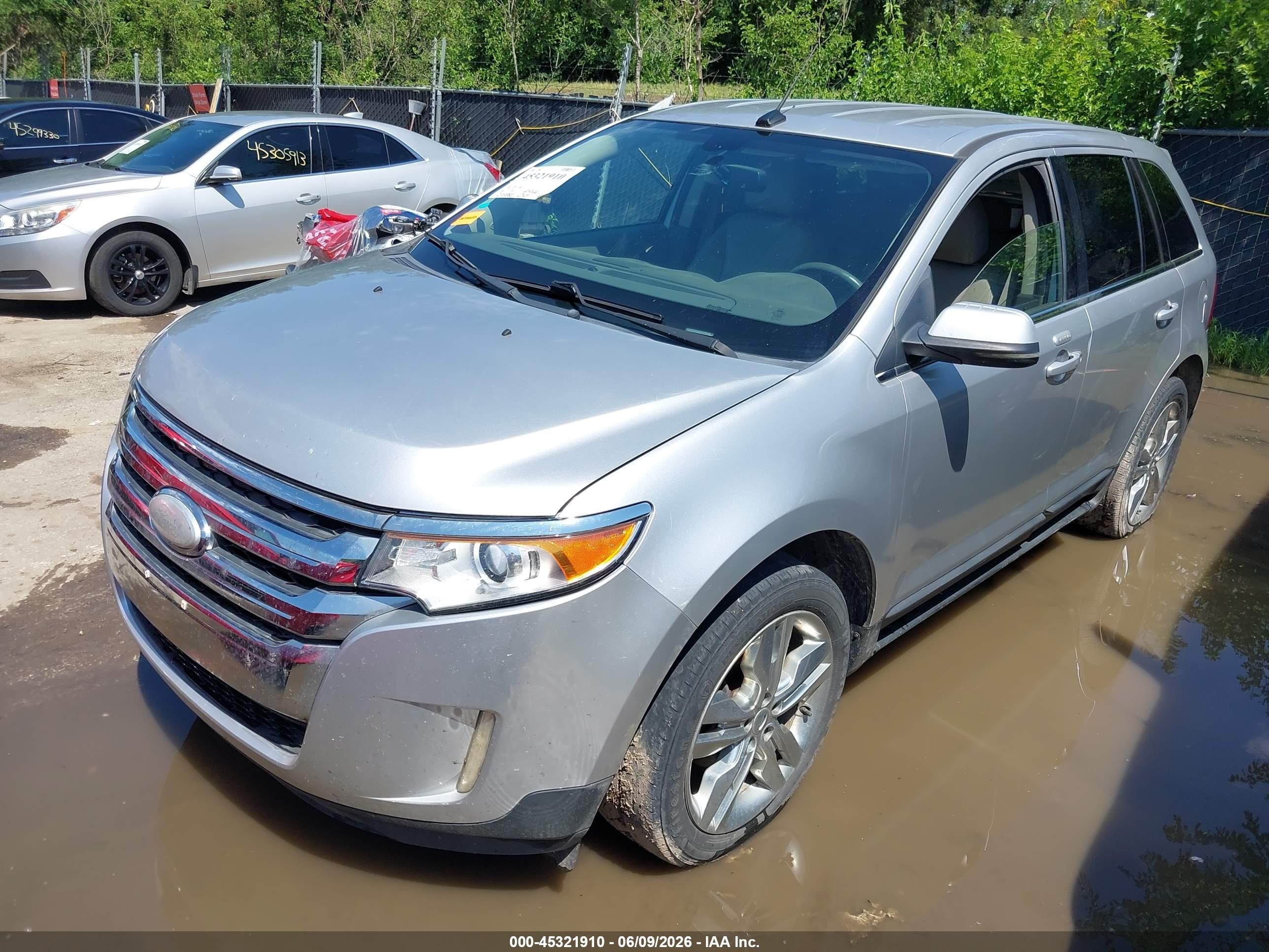 2012 Ford Edge Limited Silver vin: 2FMDK3K98CBA81062