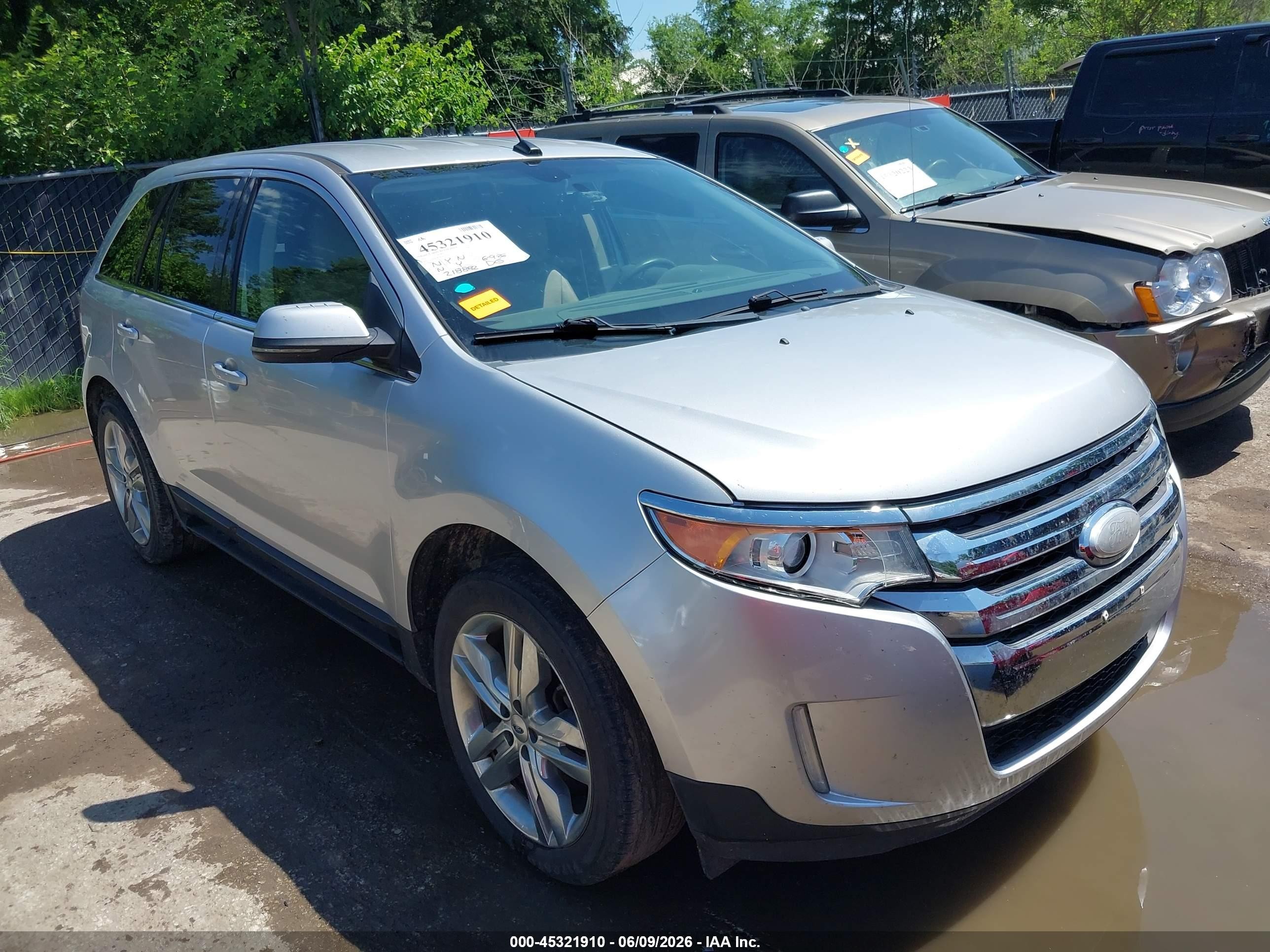 2012 Ford Edge Limited Silver vin: 2FMDK3K98CBA81062