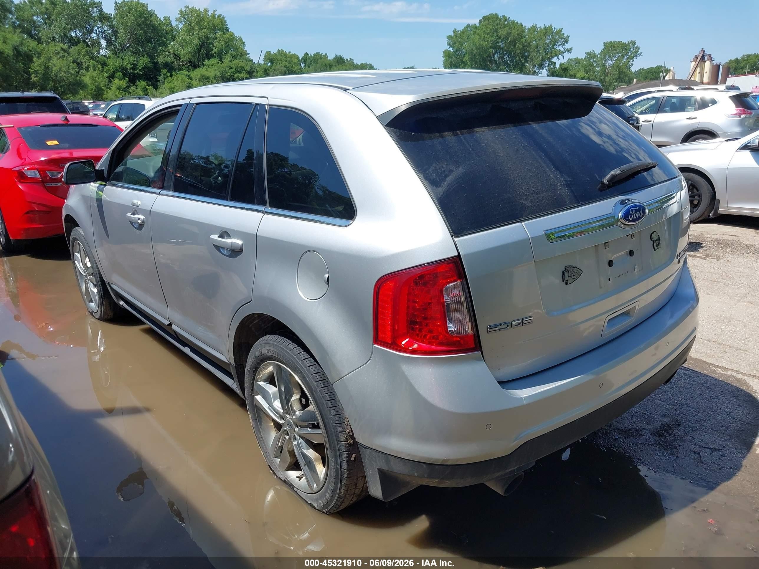 2012 Ford Edge Limited Silver vin: 2FMDK3K98CBA81062