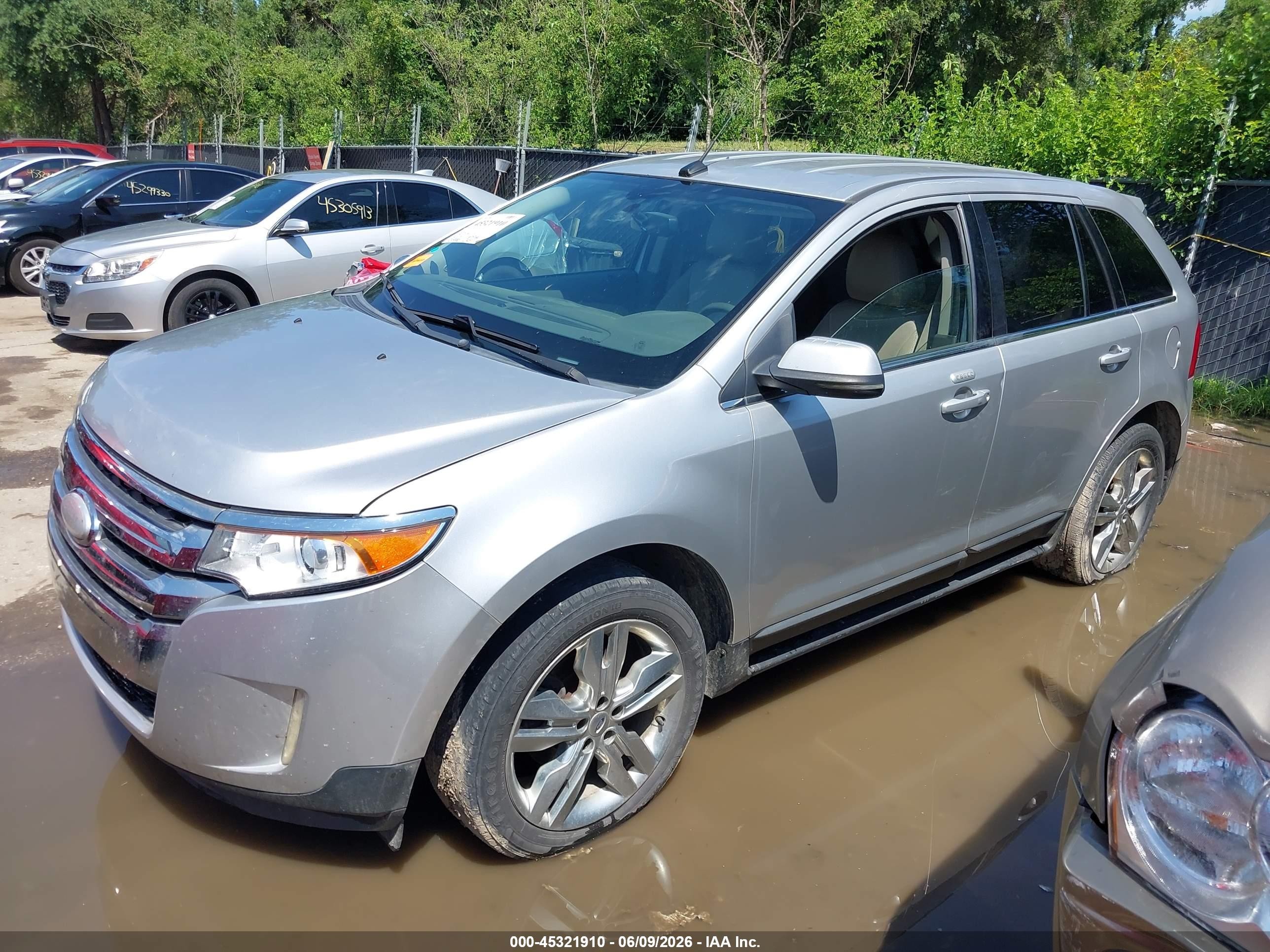 2012 Ford Edge Limited Silver vin: 2FMDK3K98CBA81062