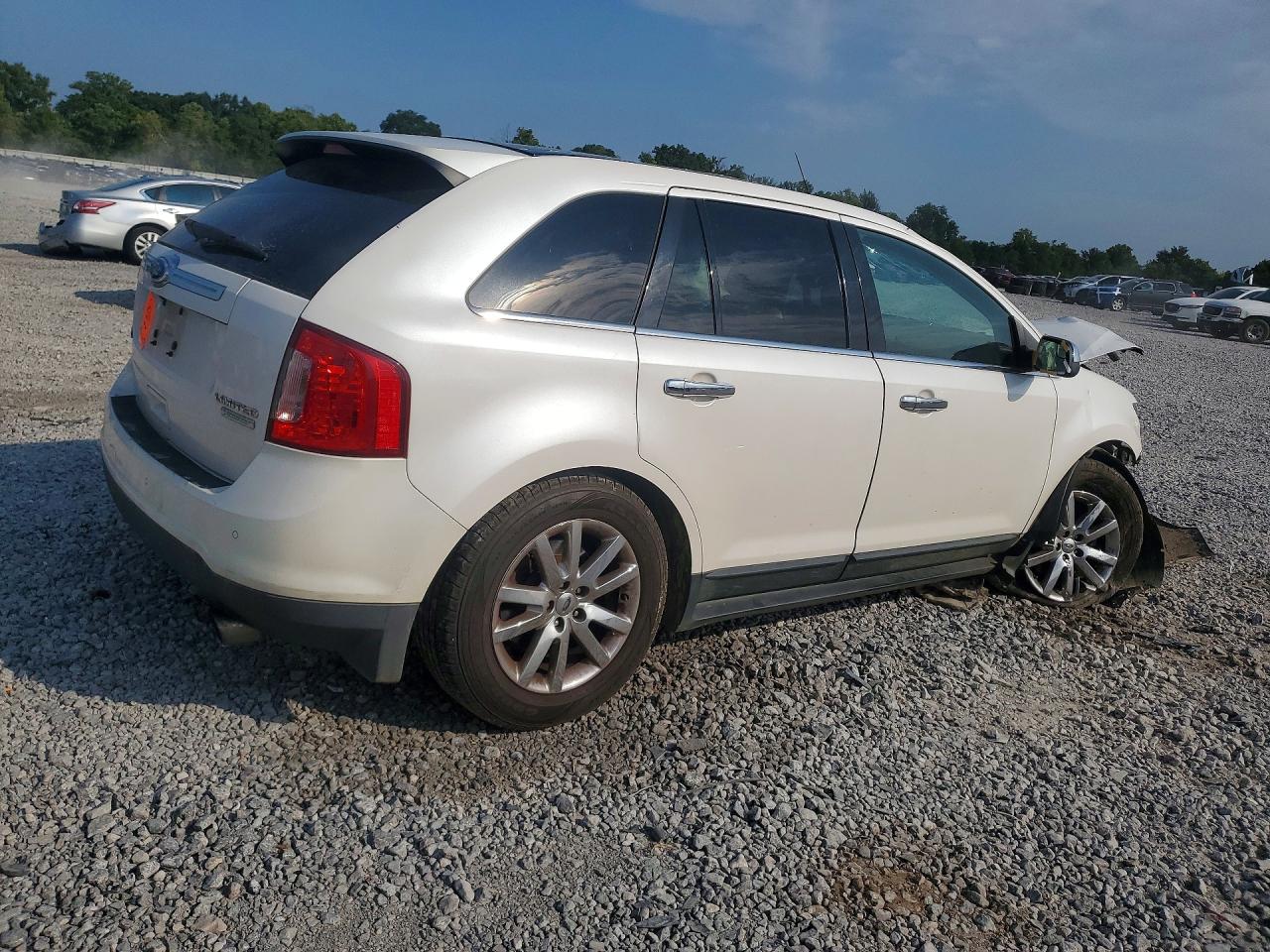 2012 Ford Edge Limited White vin: 2FMDK3K99CBA66683