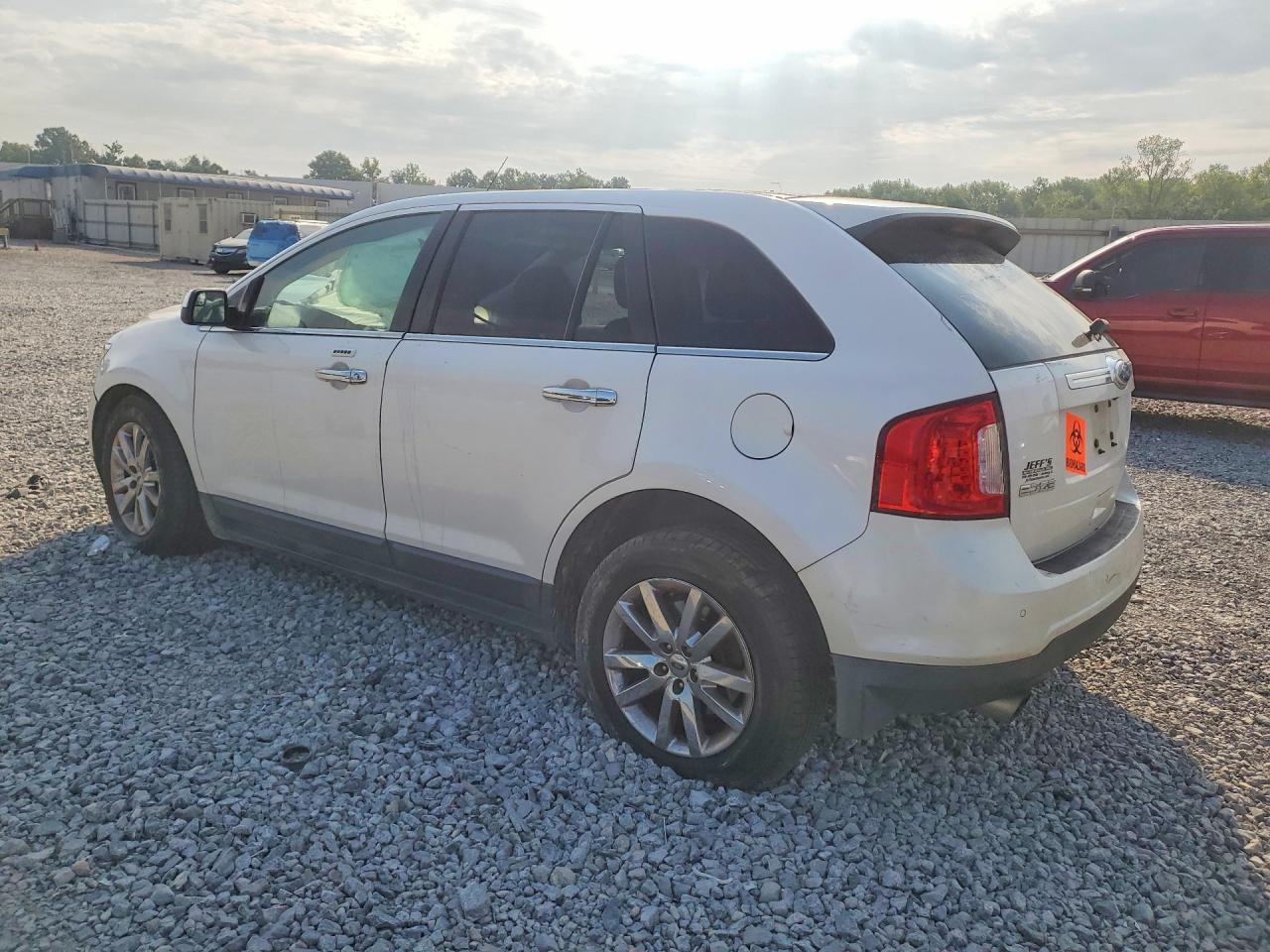 2012 Ford Edge Limited White vin: 2FMDK3K99CBA66683